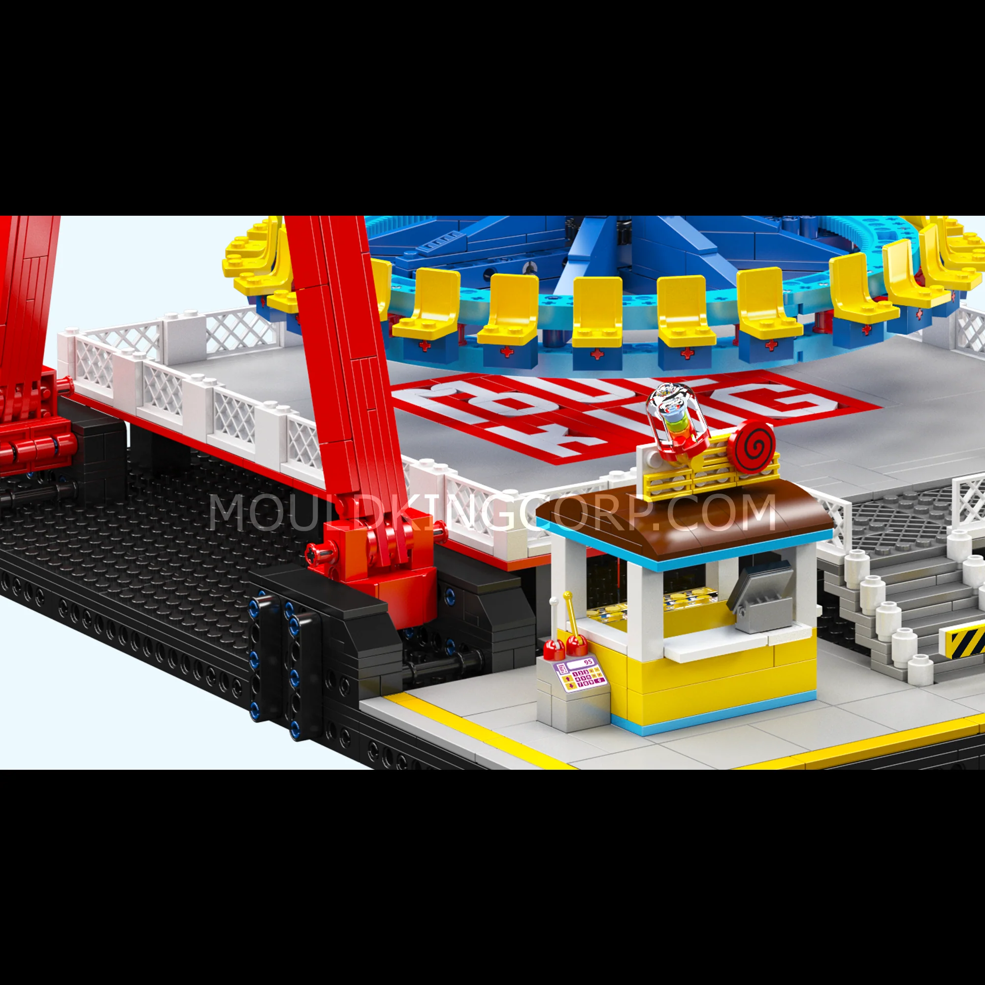 Mould King 11027 Motorized Large Pendulum Ride Building Set | 2,192 Pcs - Image 2