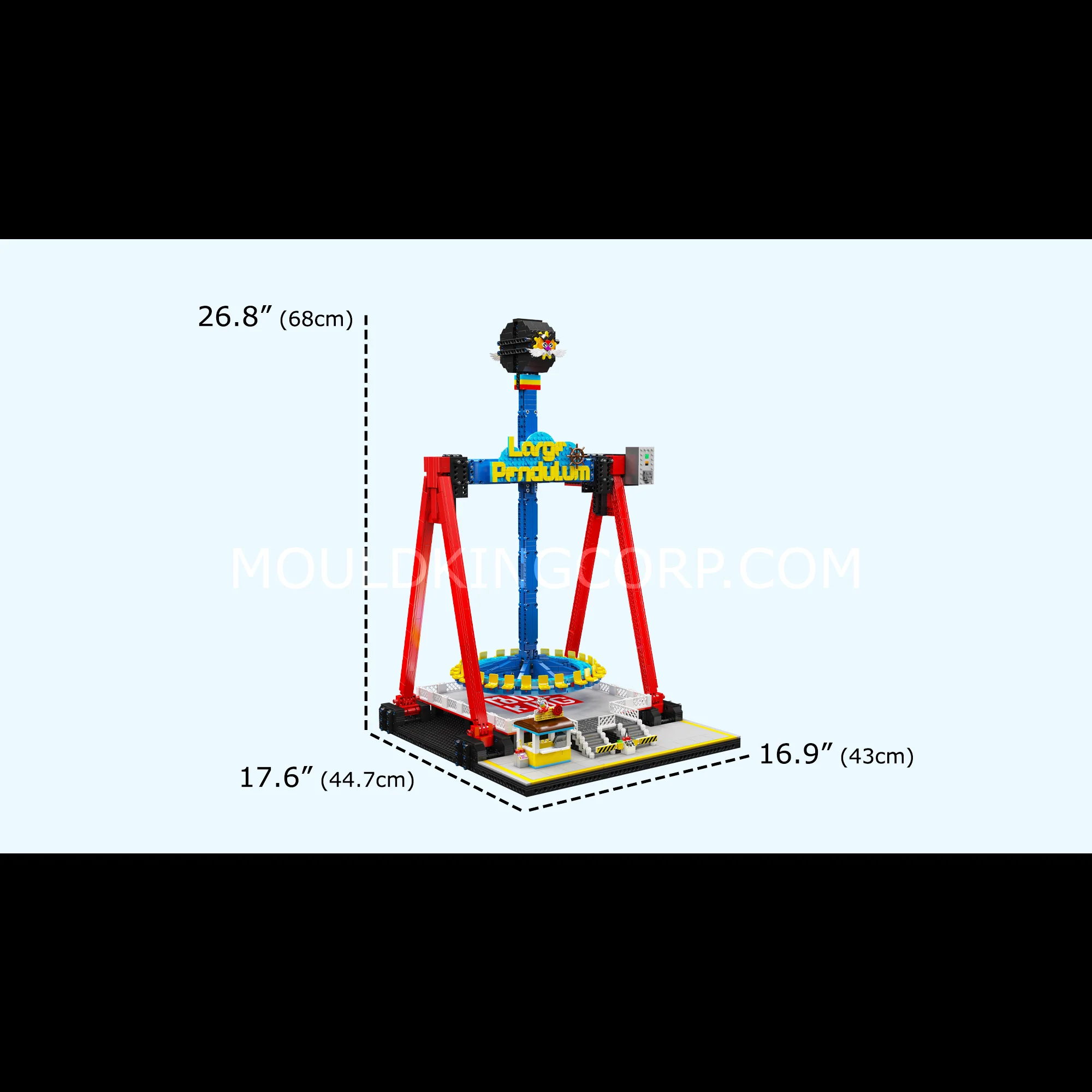 Mould King 11027 Motorized Large Pendulum Ride Building Set | 2,192 Pcs - Image 6
