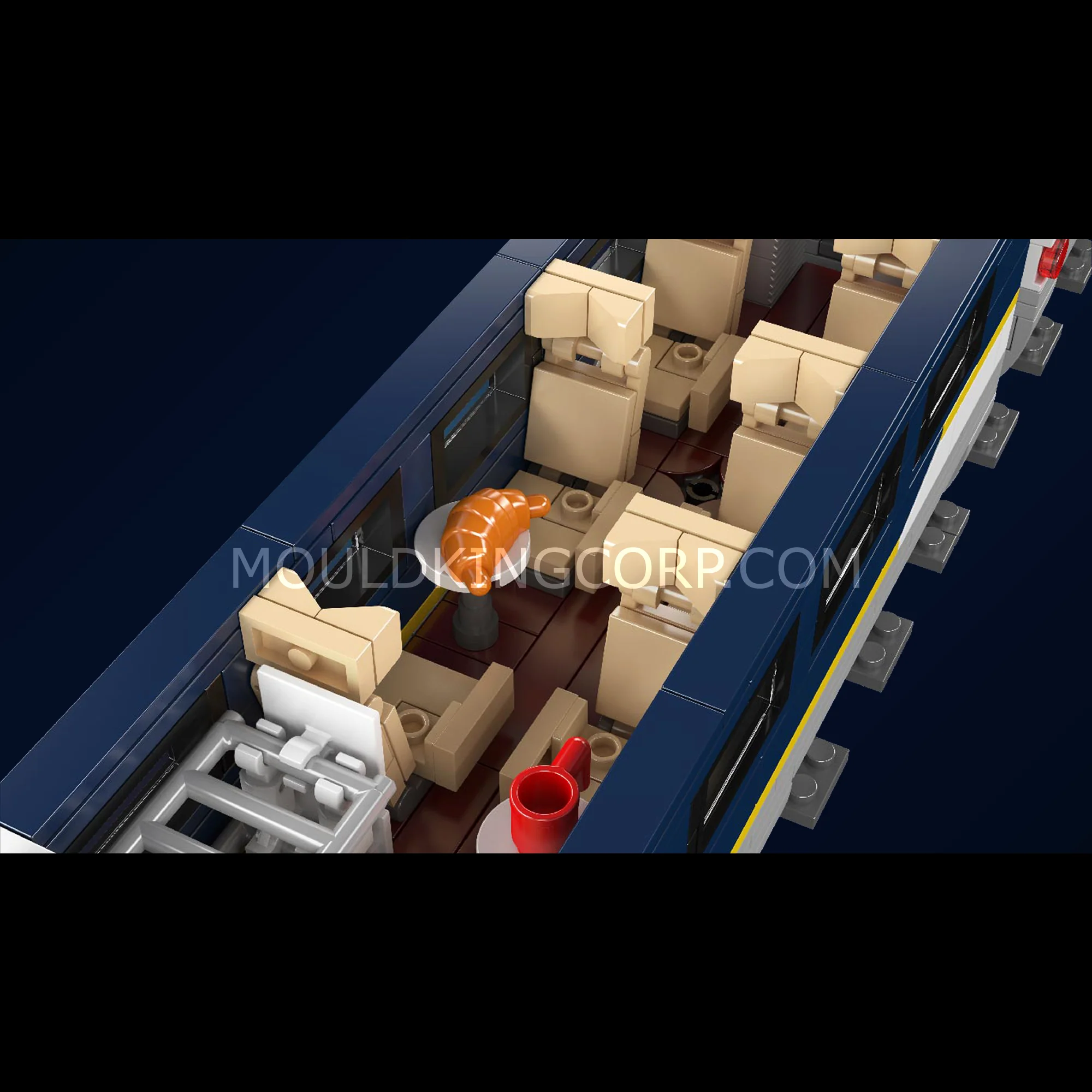 Mould King 12016 Eurostar E320 High-Speed Train Building Set | 1,948 Pcs - Image 5