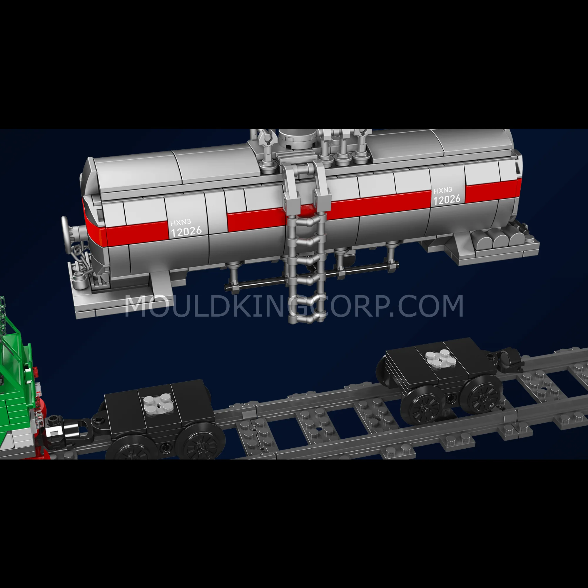 Mould King 12026 HXN 3 Diesel Locomotive Building Set | 1,090 Pcs - Image 4