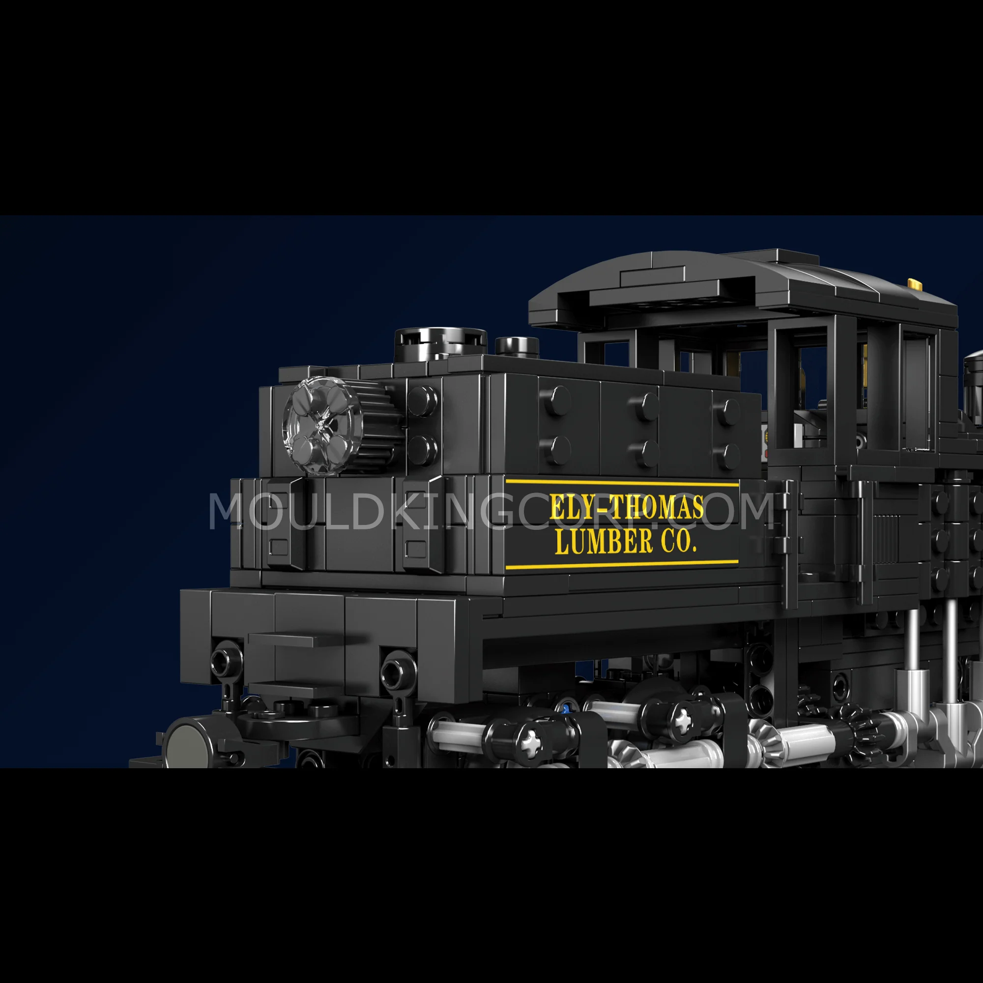 Mould King 12032 Shay-type Steam Locomotive Building Set | 880 Pcs - Image 2