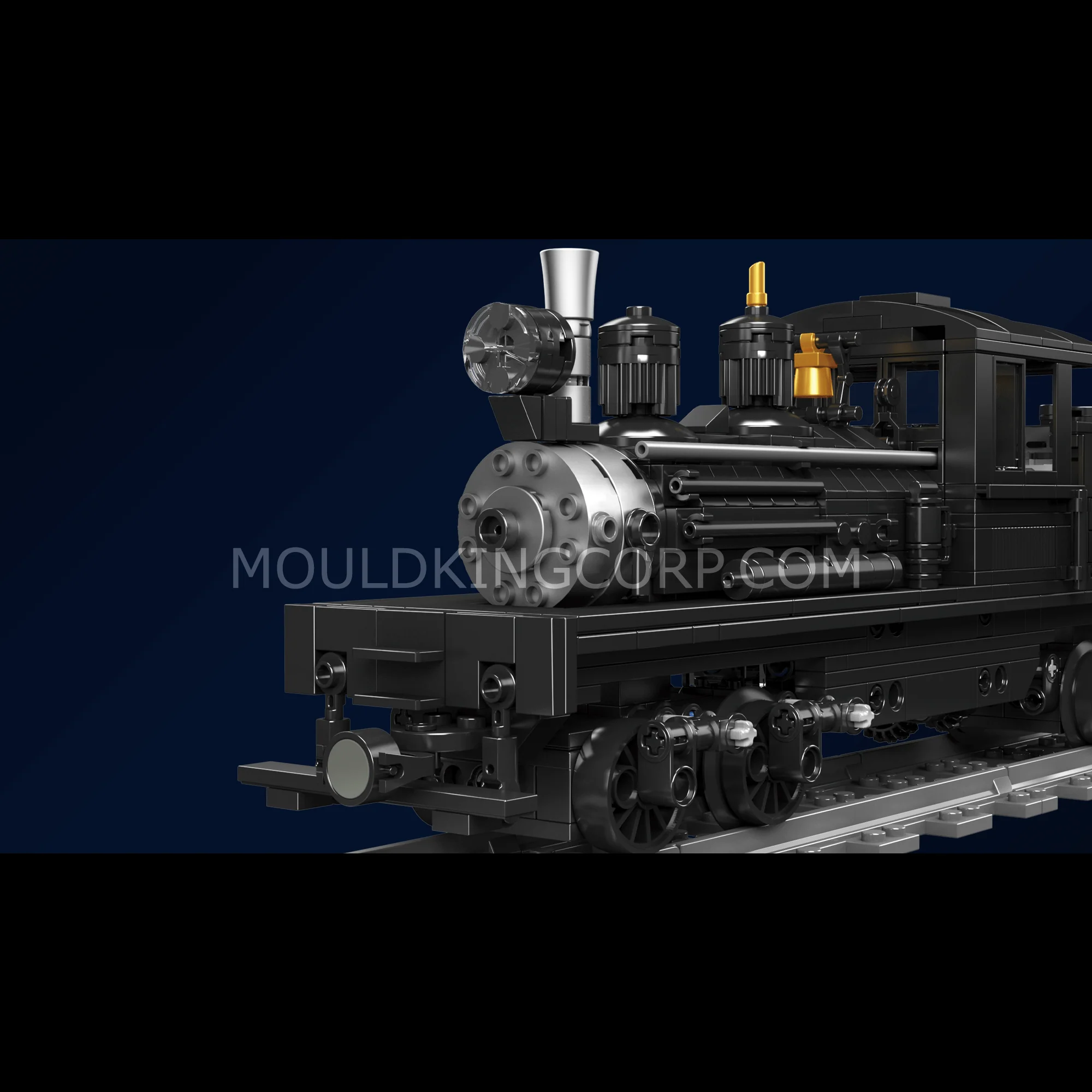 Mould King 12032 Shay-type Steam Locomotive Building Set | 880 Pcs - Image 3