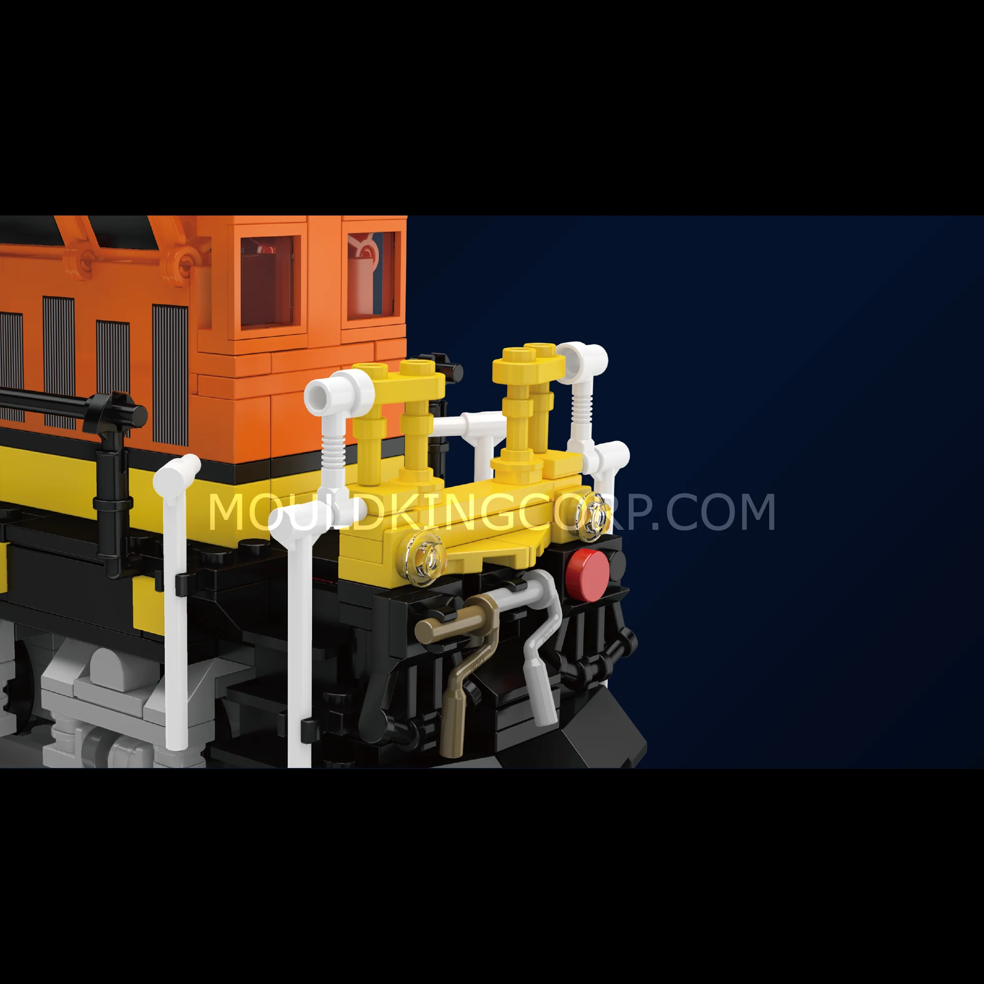 Mould King 12041 BNSF Railway Locomotive Model Building Set | 1,362 Pcs - Image 4