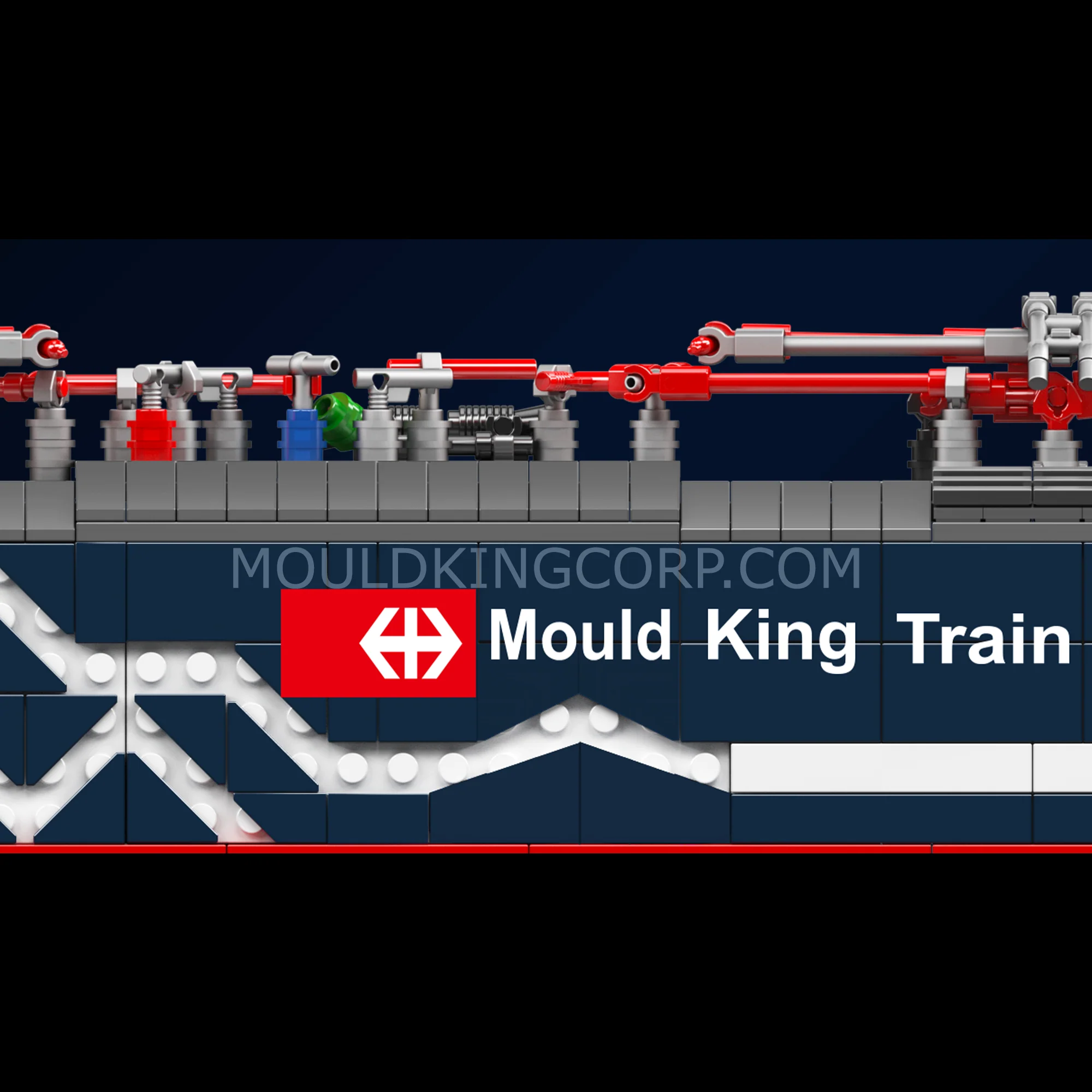 Mould King 12045 Vectron MS Electric Locomotive Building Set | 3,072 Pcs - Image 4