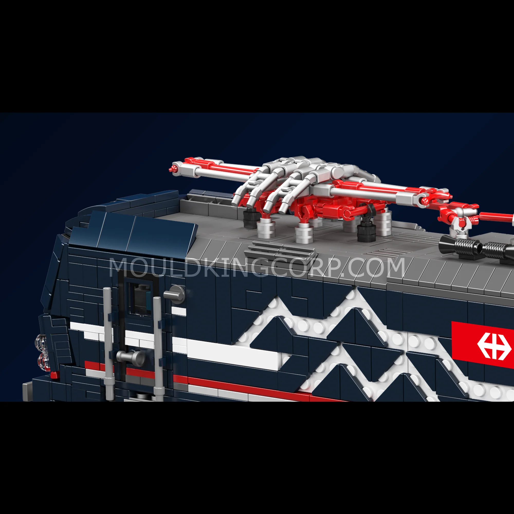Mould King 12045 Vectron MS Electric Locomotive Building Set | 3,072 Pcs - Image 5