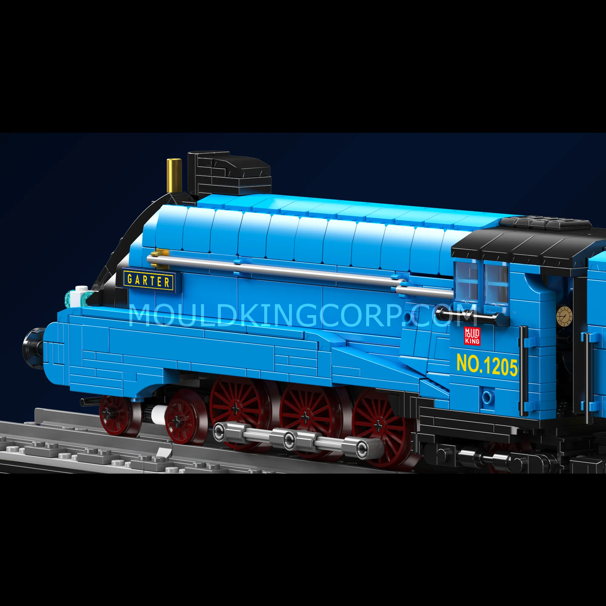 Mould King 12050 Mallard A4 Streamliner Building Set | 1,399 Pcs - Image 5