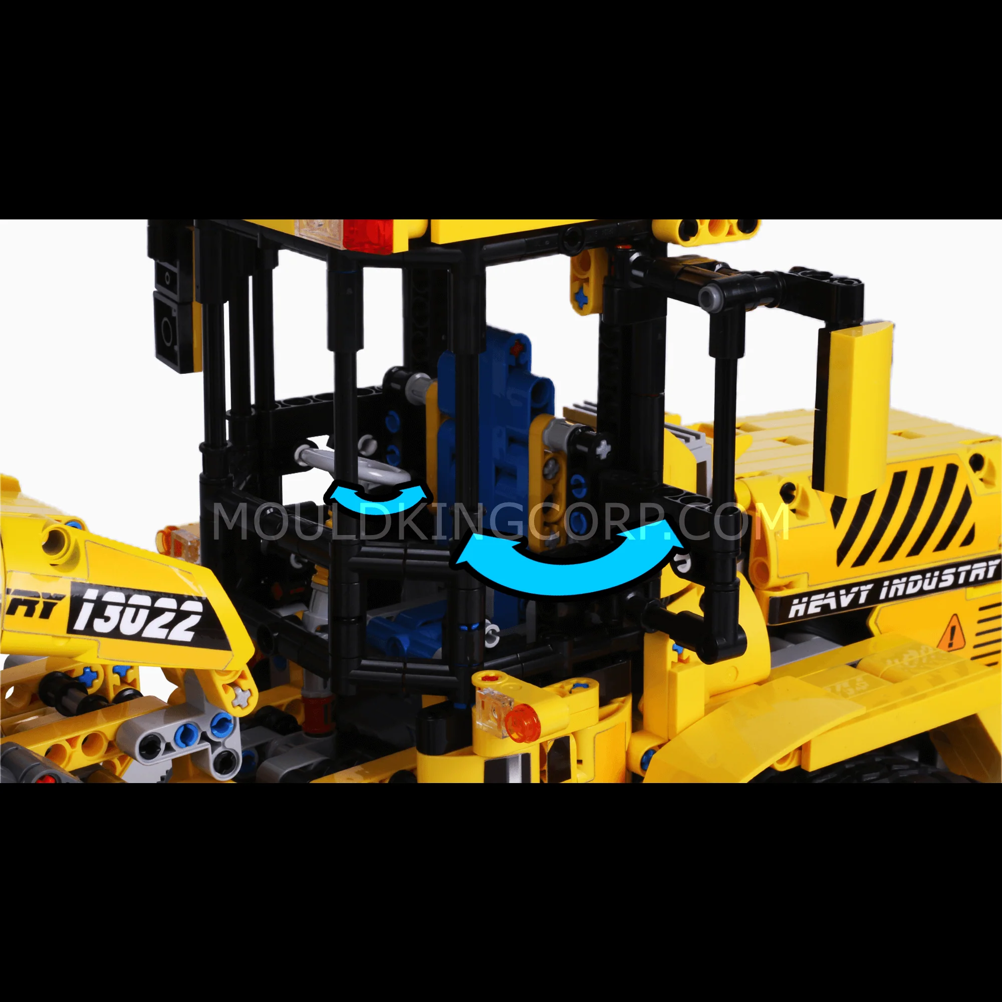 Mould King 13122S Remote Controlled Bucket Loader Building Set | 1582 Pcs - Image 2