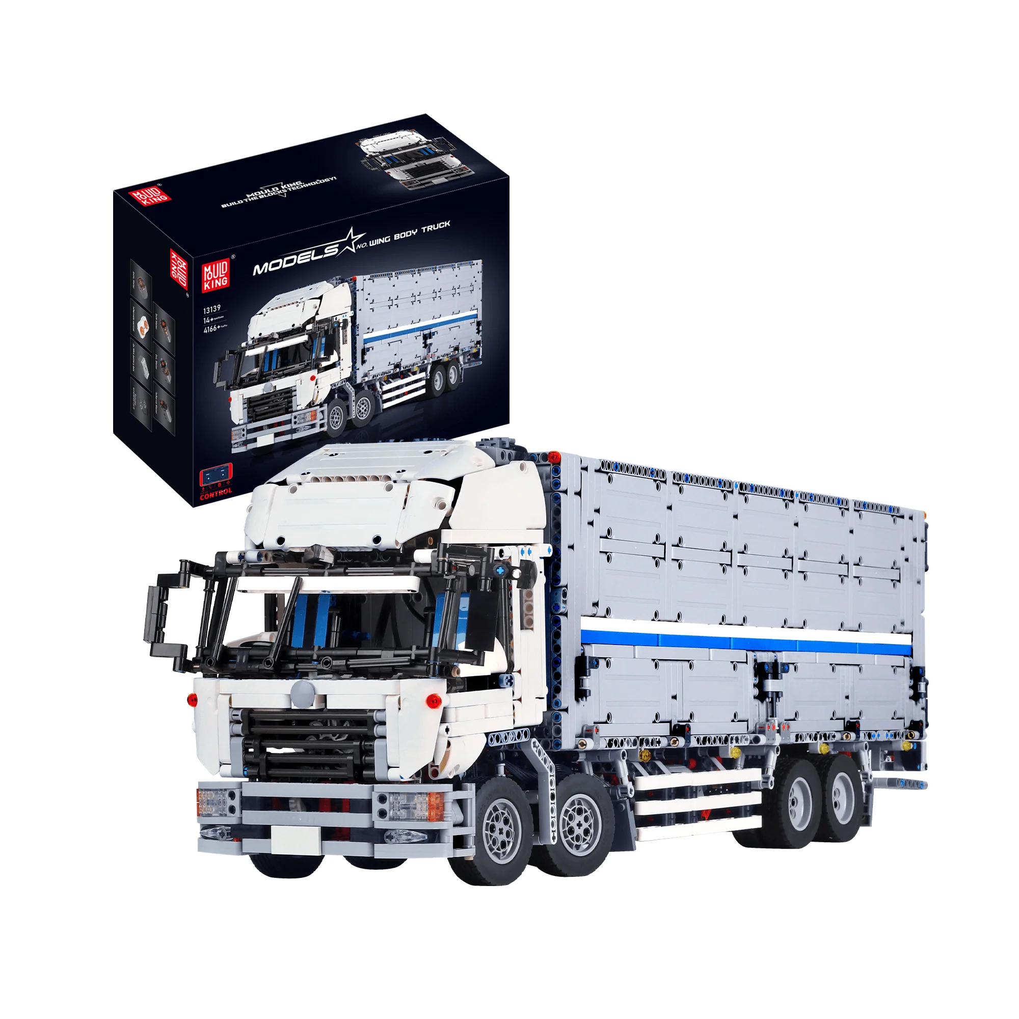 Mould King 13139 Remote Controlled Cargo Truck Building Set | 4,166 Pcs