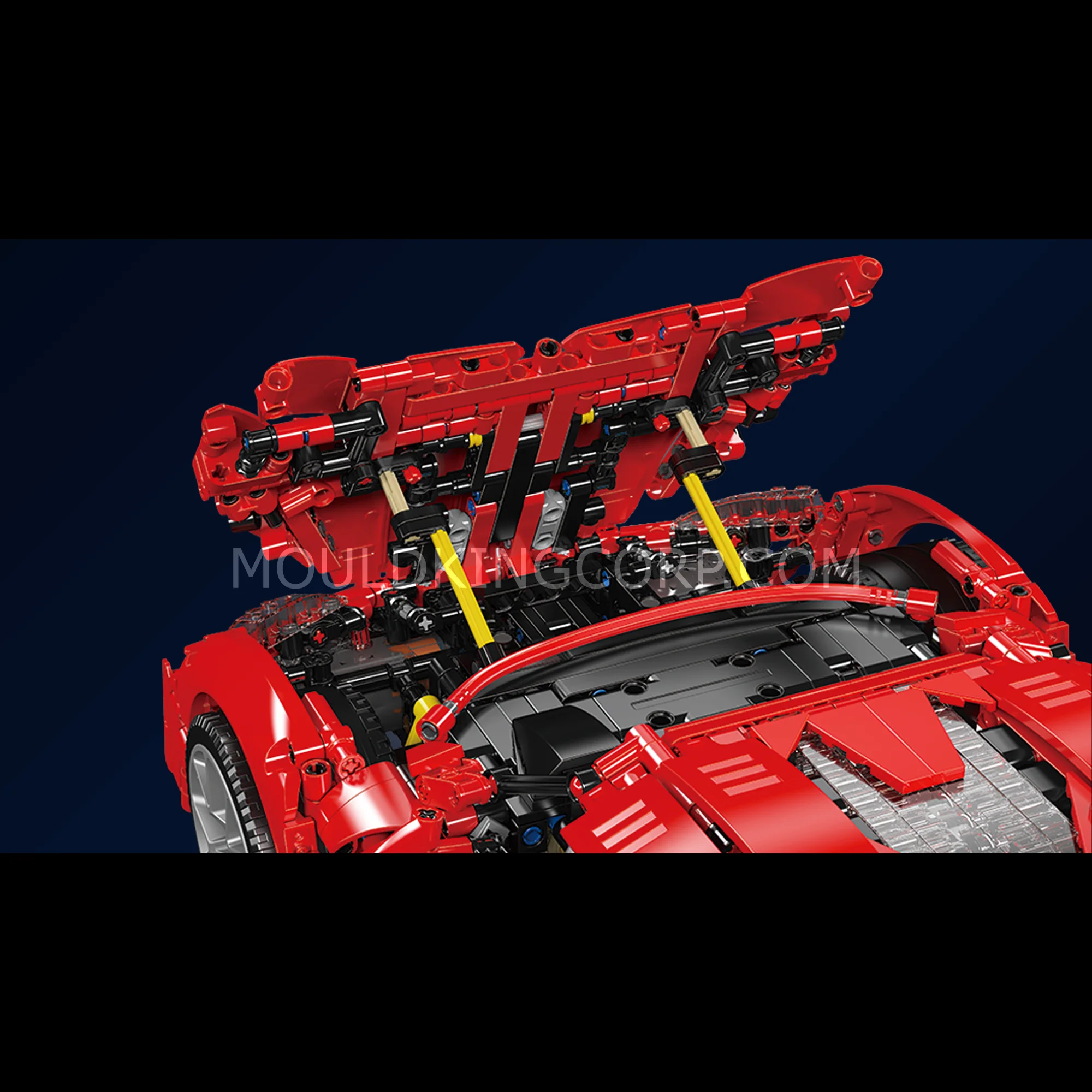 Mould King 13190 Lykan Remote Controlled Hypersport Car Building Set | 4,070 Pcs - Image 3
