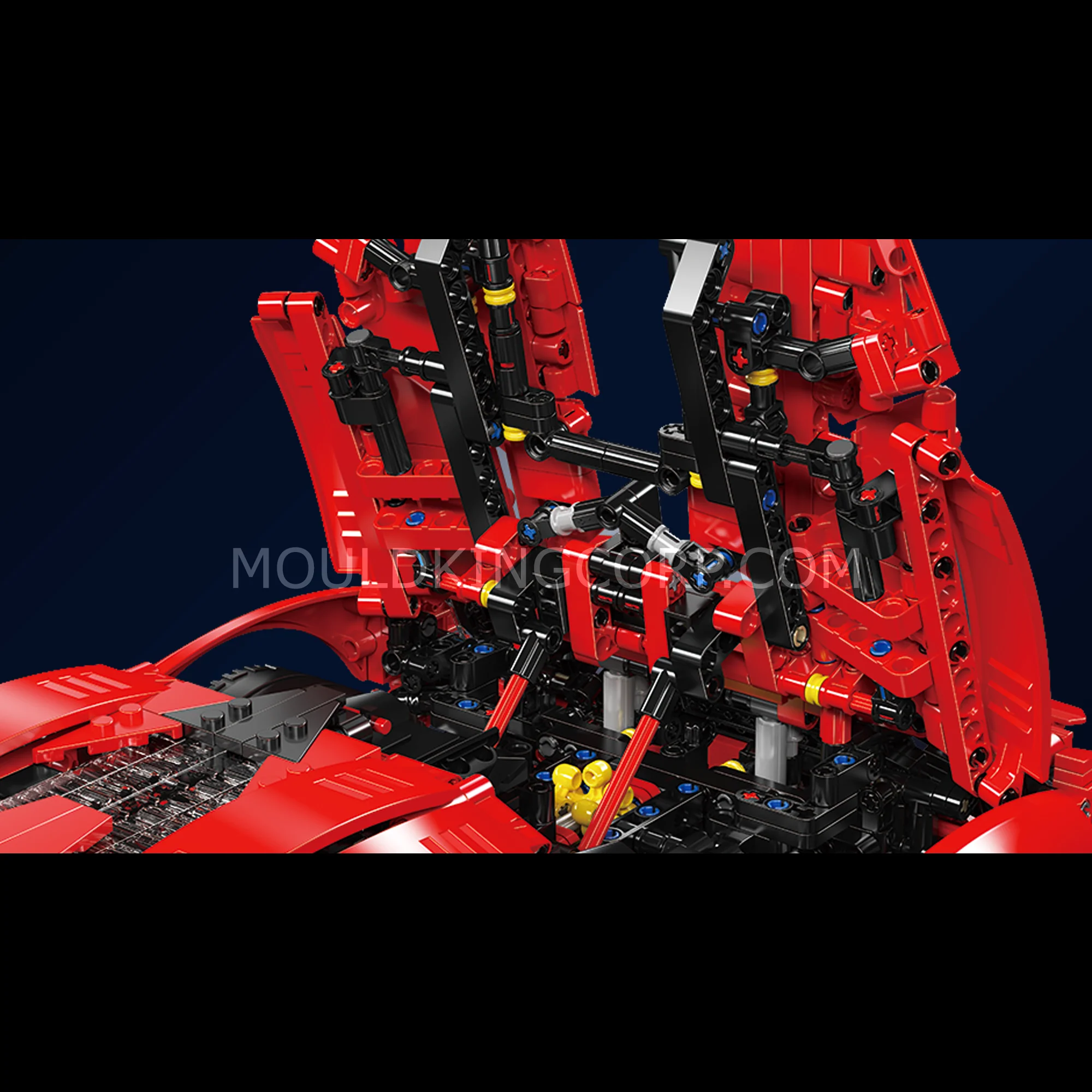 Mould King 13190 Lykan Remote Controlled Hypersport Car Building Set | 4,070 Pcs - Image 5