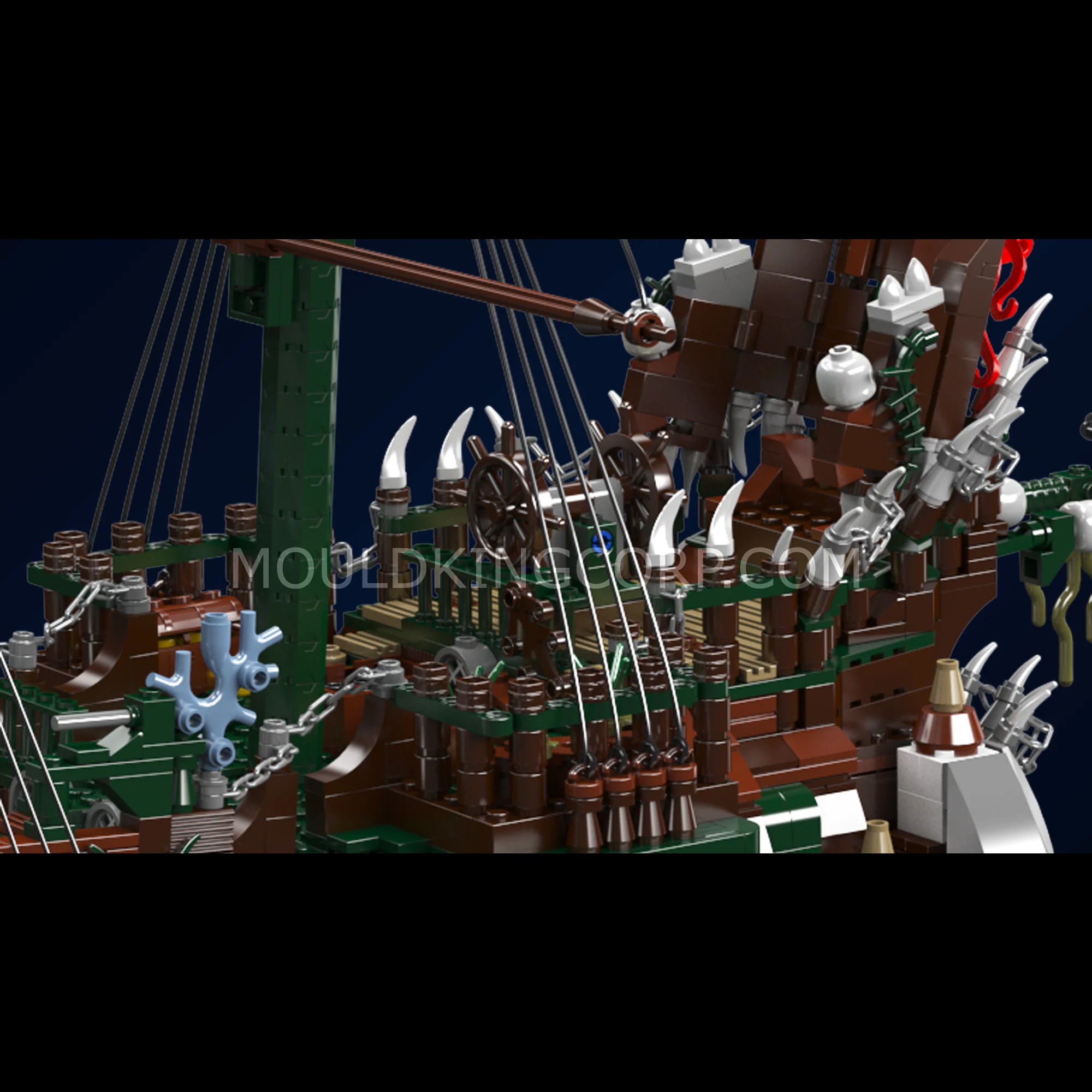 Mould King 13218 The Flying Dutchman Ghost Ship Building Set | 4,244 Pcs - Image 3