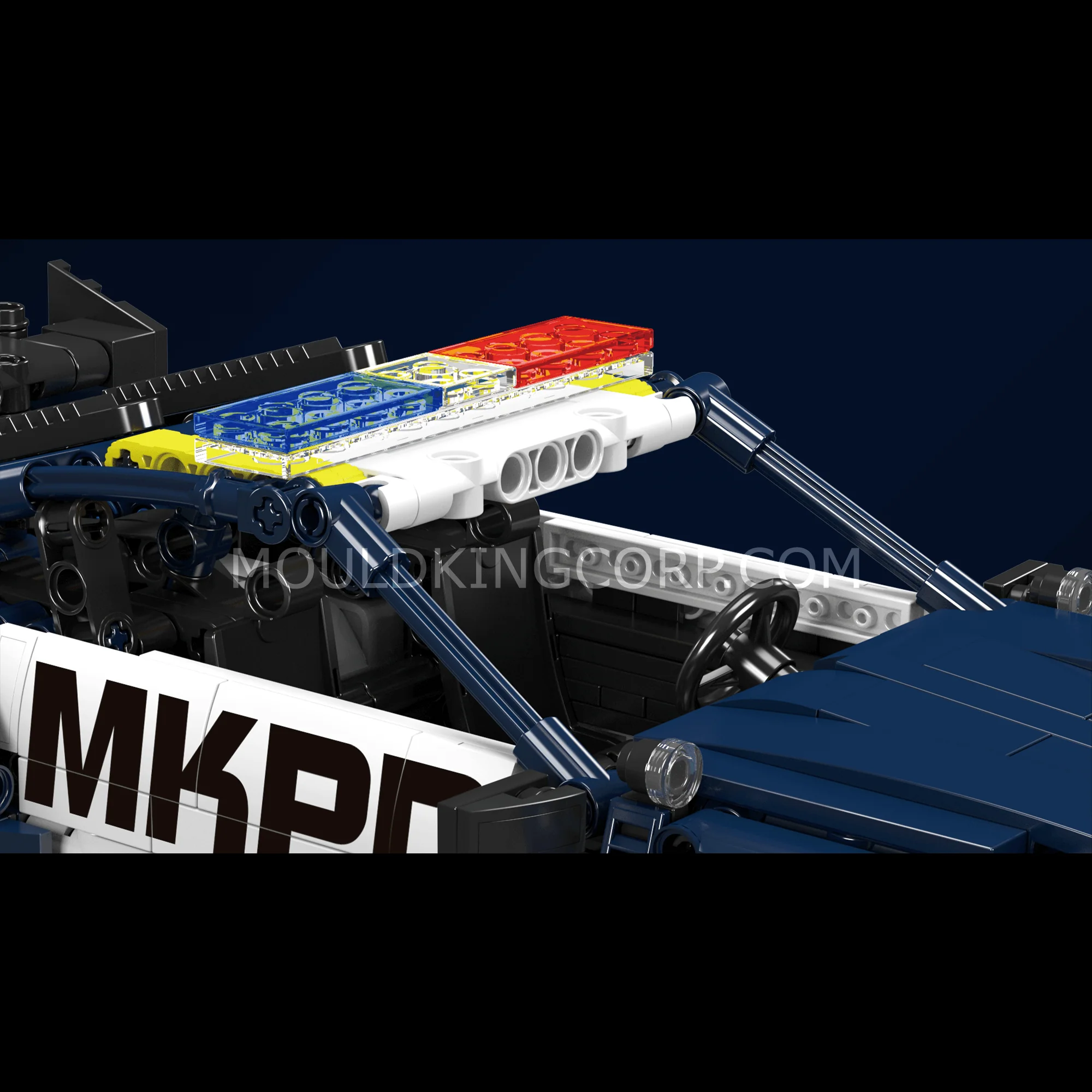 Mould King 15073 Mustang Police Car Building Model Set | 786 Pcs - Image 3