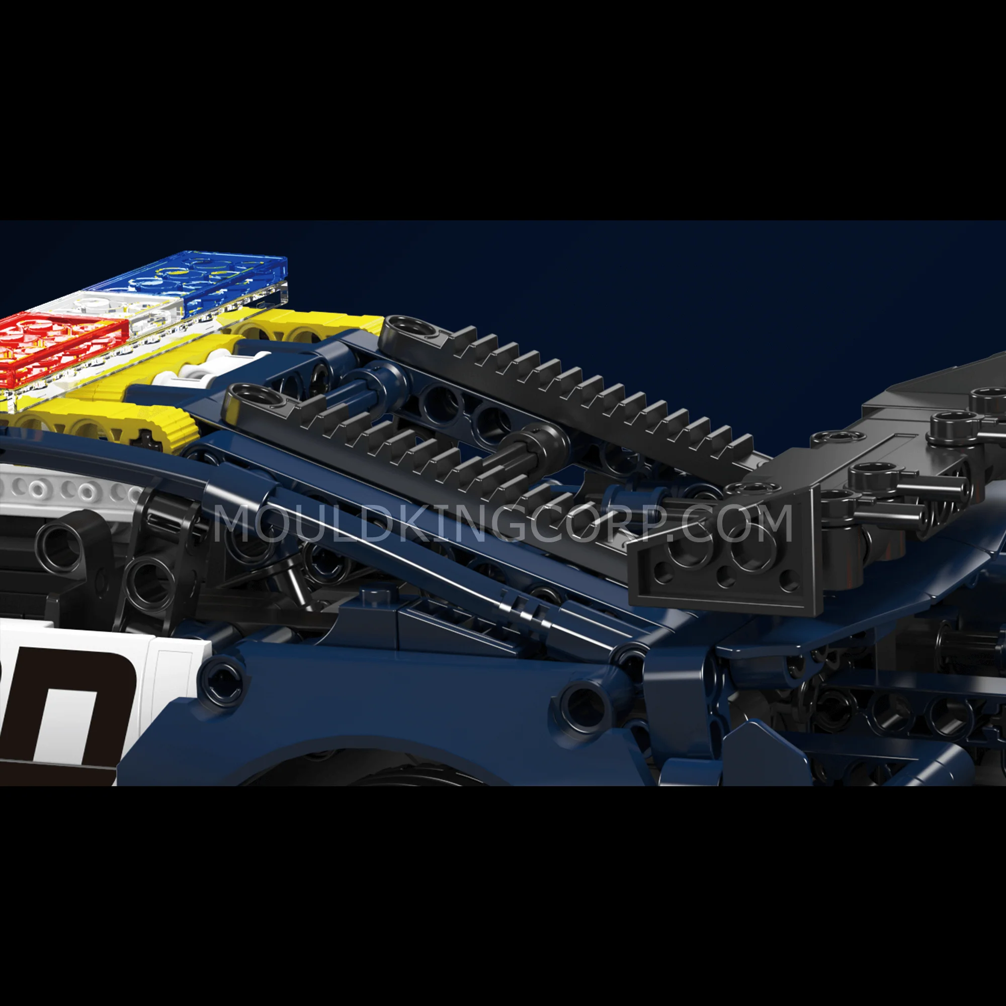 Mould King 15073 Mustang Police Car Building Model Set | 786 Pcs - Image 4