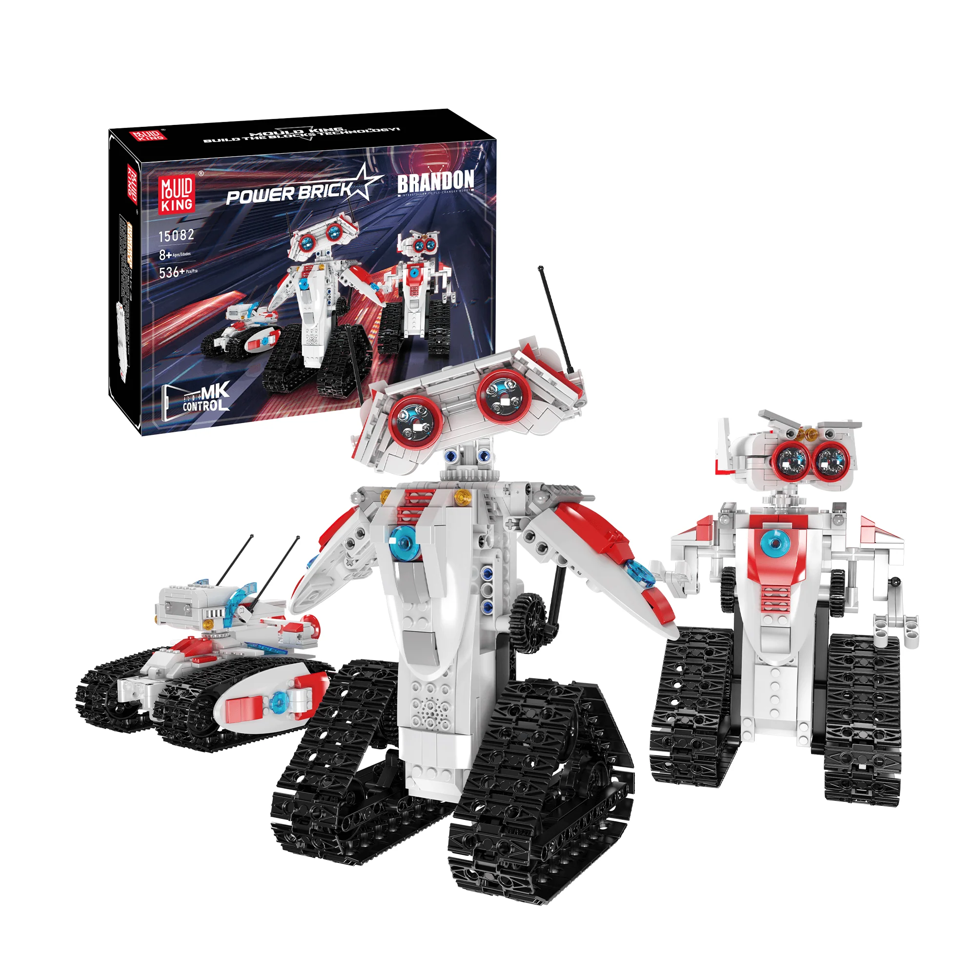 Mould King 15082 3in1 Robots STEM Building Set | 536 Pcs