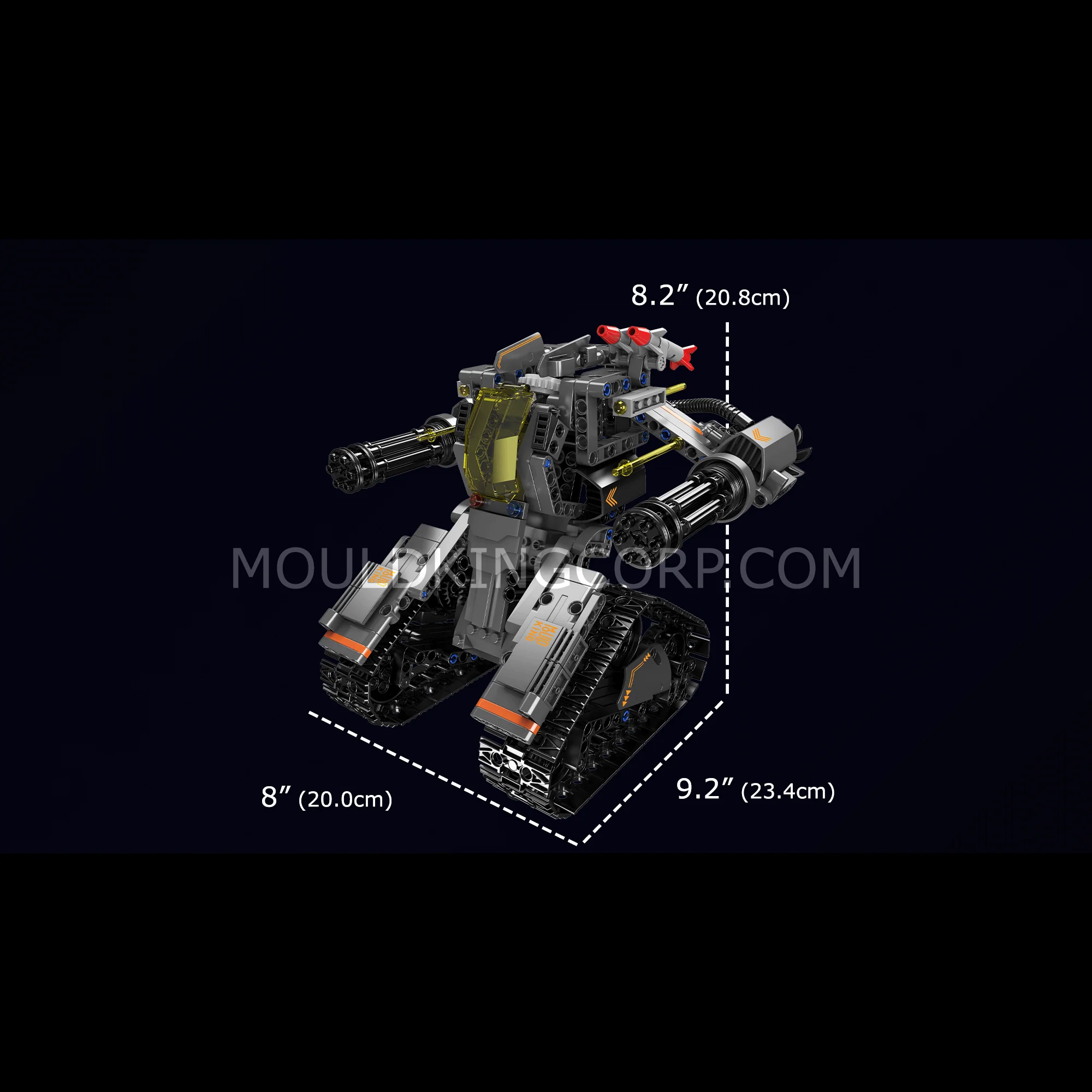 Mould King 15083 3in1 Military Robots STEM Building Set | 588 Pcs - Image 6