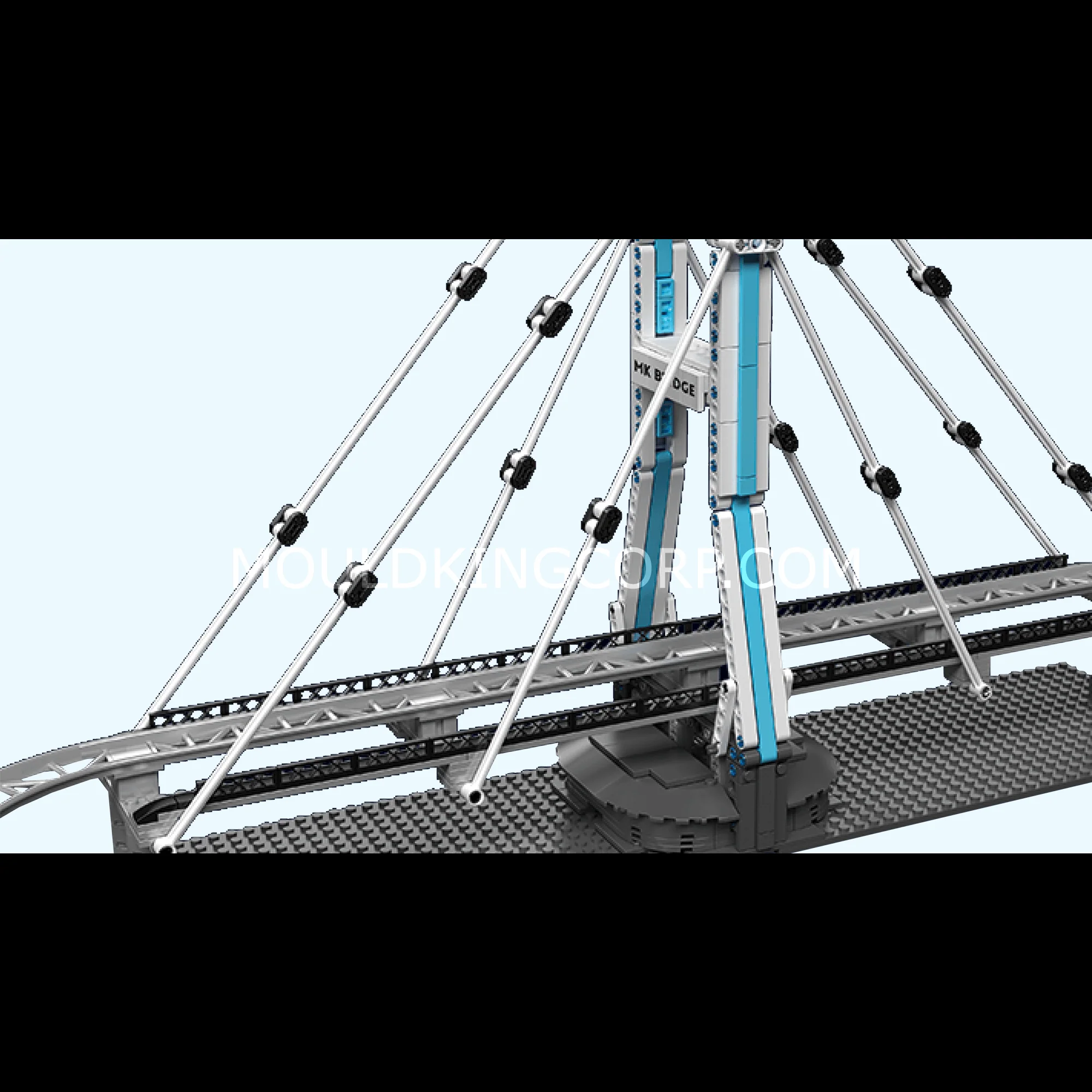 Mould King 16052 Motorised Monorail Building Set | 1,488 Pcs - Image 3