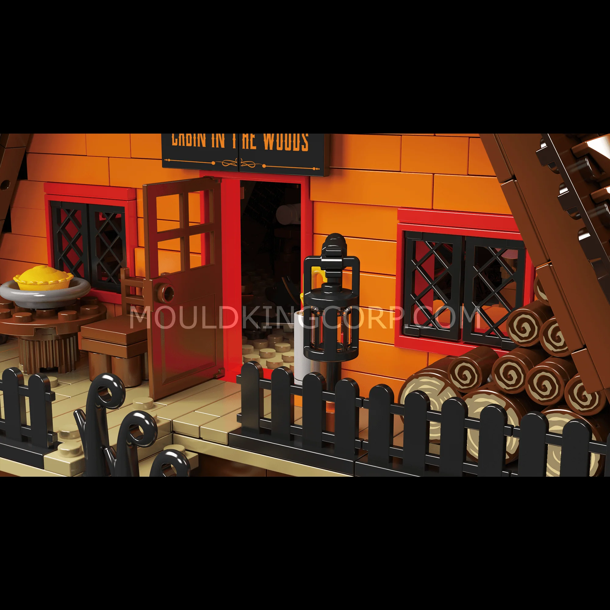 Mould King 16053 Cabin in The Woods Building Toy Set | 3,398 PCS - Image 2