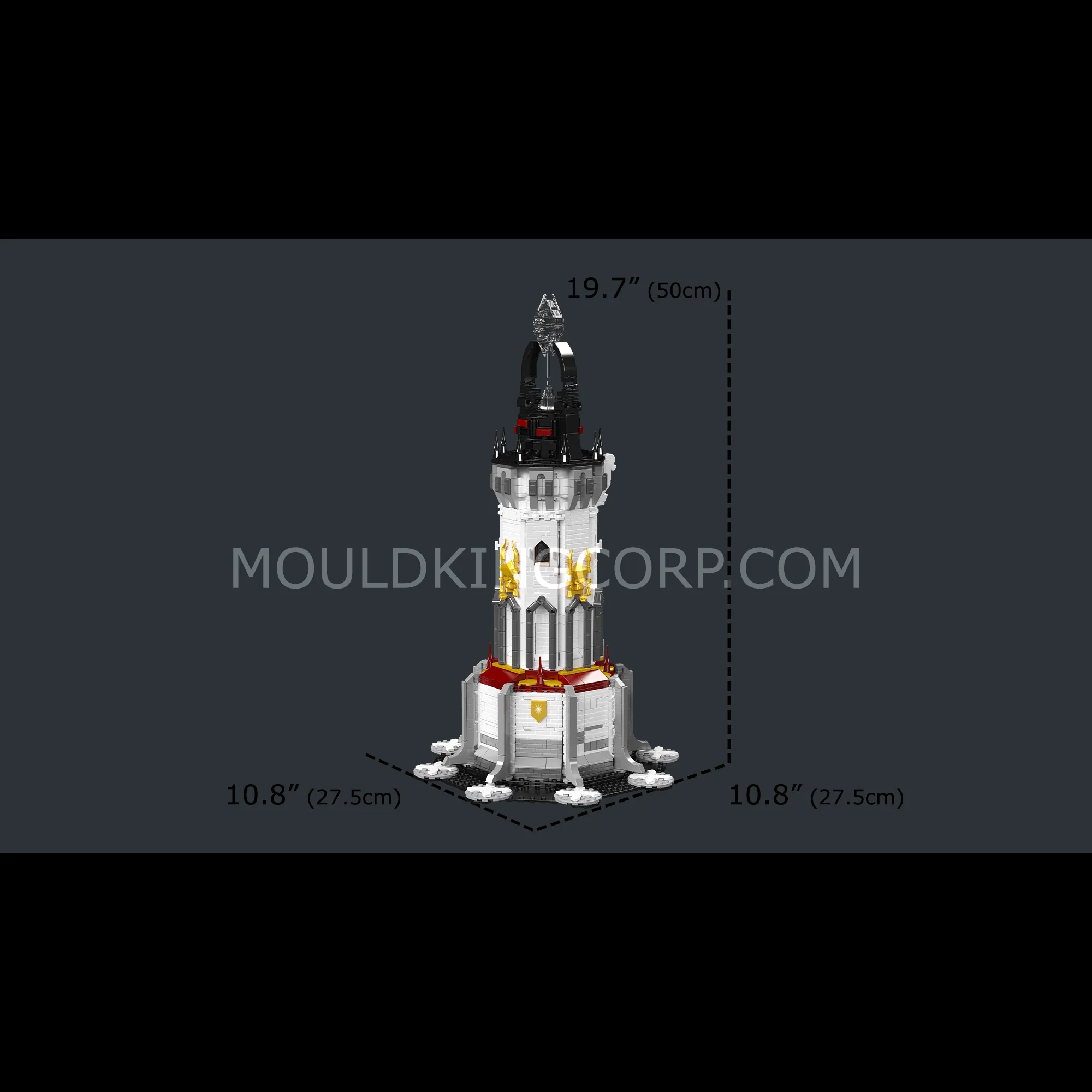 Mould King 16055 Medieval Lighthouse Building Set | 2,199 Pcs - Image 6
