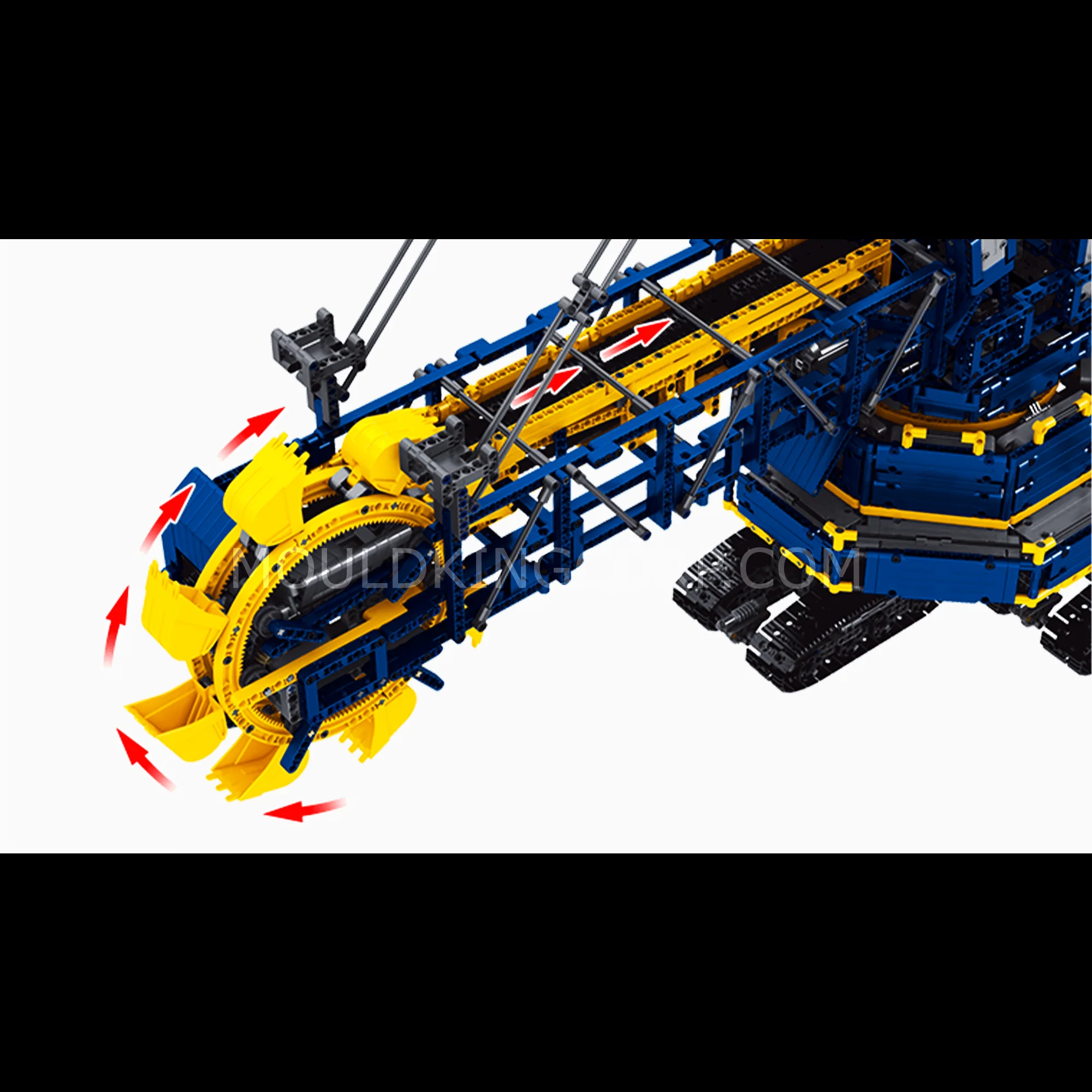 Mould King 17006 Remote Controlled Bucket Wheel Excavator Building Set | 4,588 Pcs - Image 3