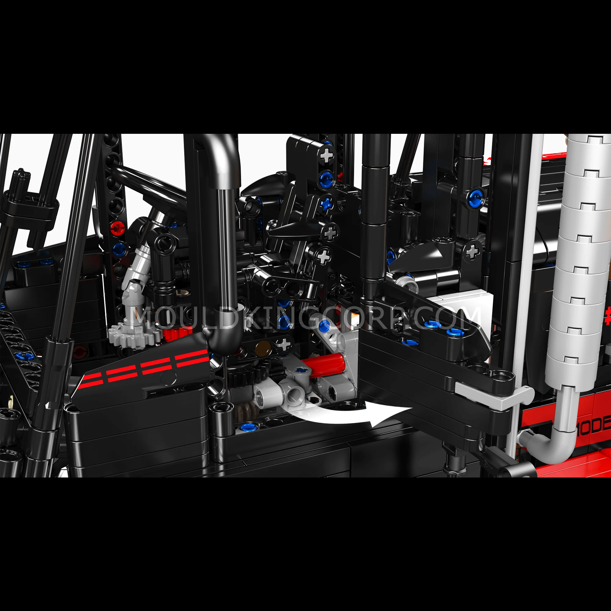 Mould King 17044/17045 Heavy-Duty Forklift Remote Controlled Building Set | 4,579 Pcs - Image 2