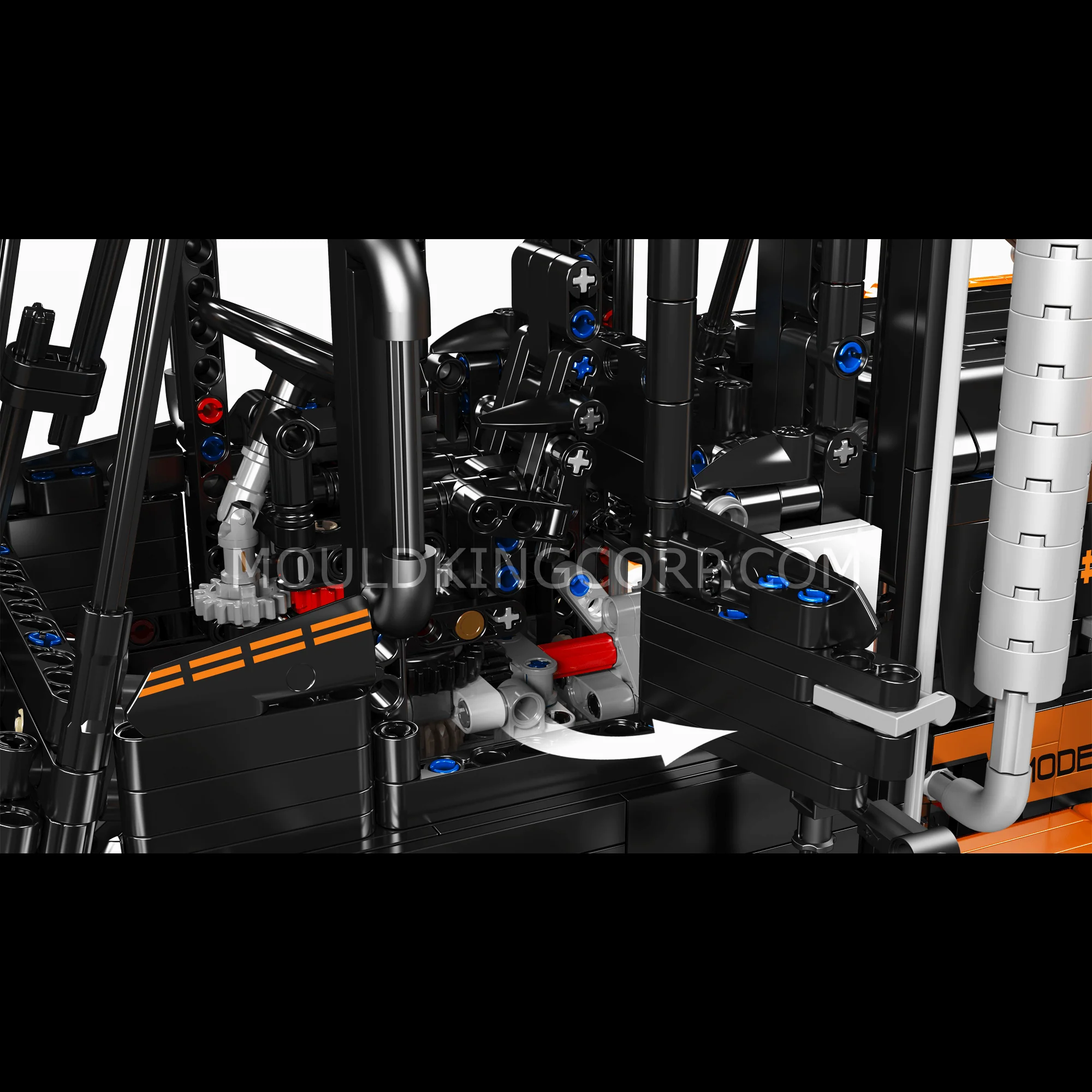Mould King 17044/17045 Heavy-Duty Forklift Remote Controlled Building Set | 4,579 Pcs - Image 8