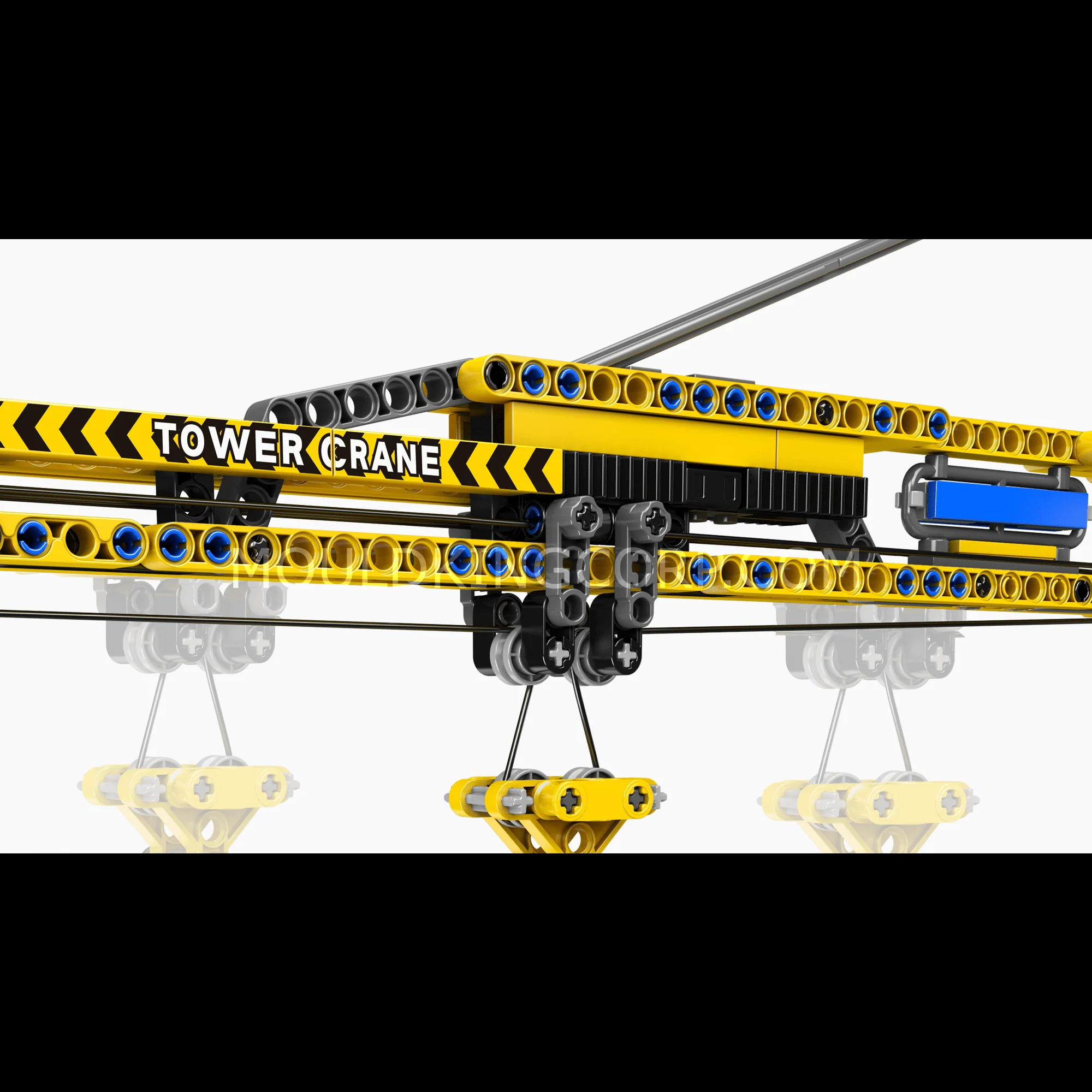 Mould King 17059 Crawler Tower Crane Building Set | 1,731 Pcs - Image 4