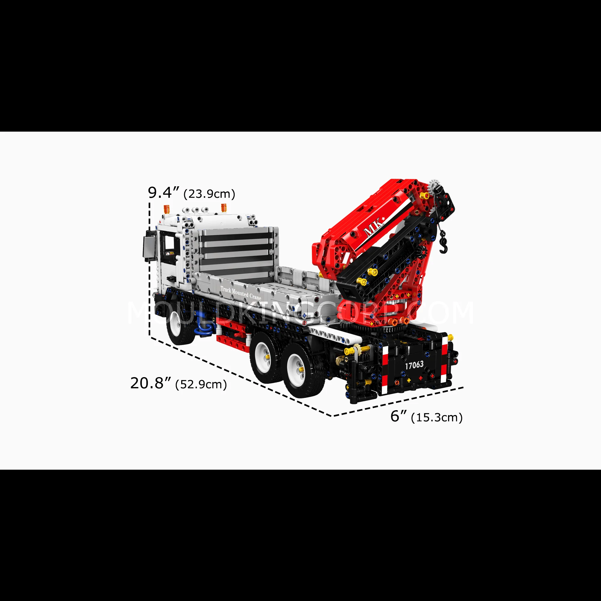 Mould King 17063 Truck-Mounted Crane Building Set | 2,530 Pcs - Image 6