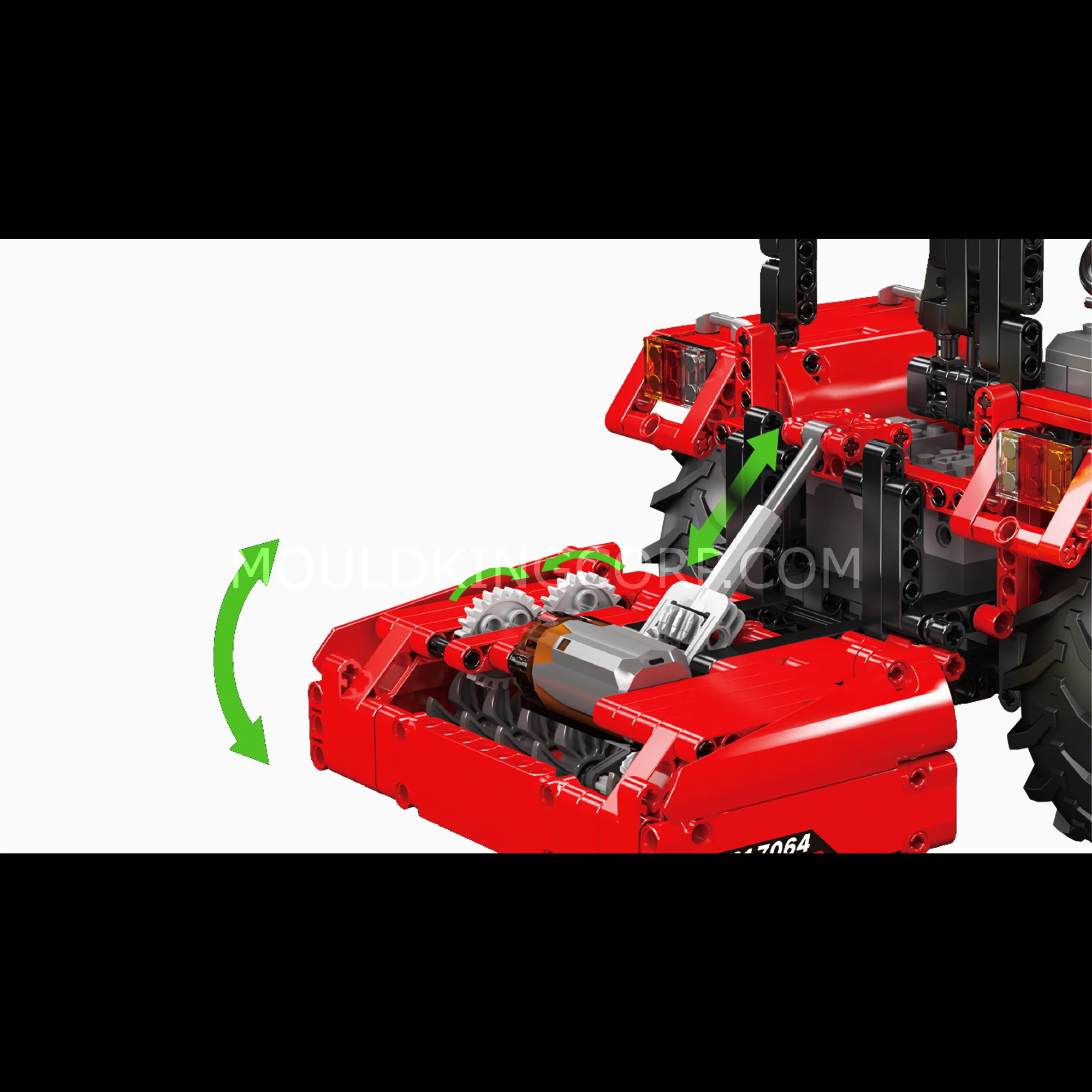 Mould King 17064 Remote Control Agricultural Tractor Building Set | 1,857 Pcs - Image 3