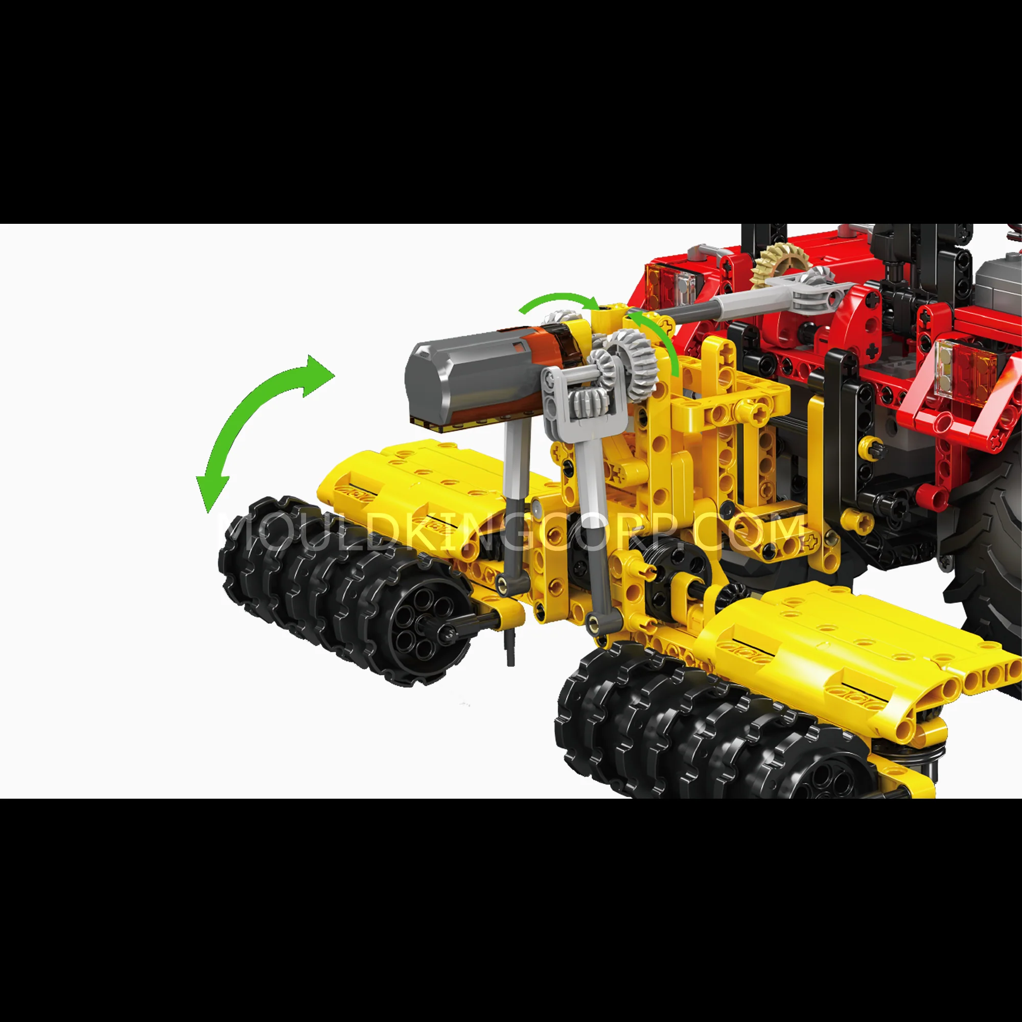 Mould King 17064 Remote Control Agricultural Tractor Building Set | 1,857 Pcs - Image 4