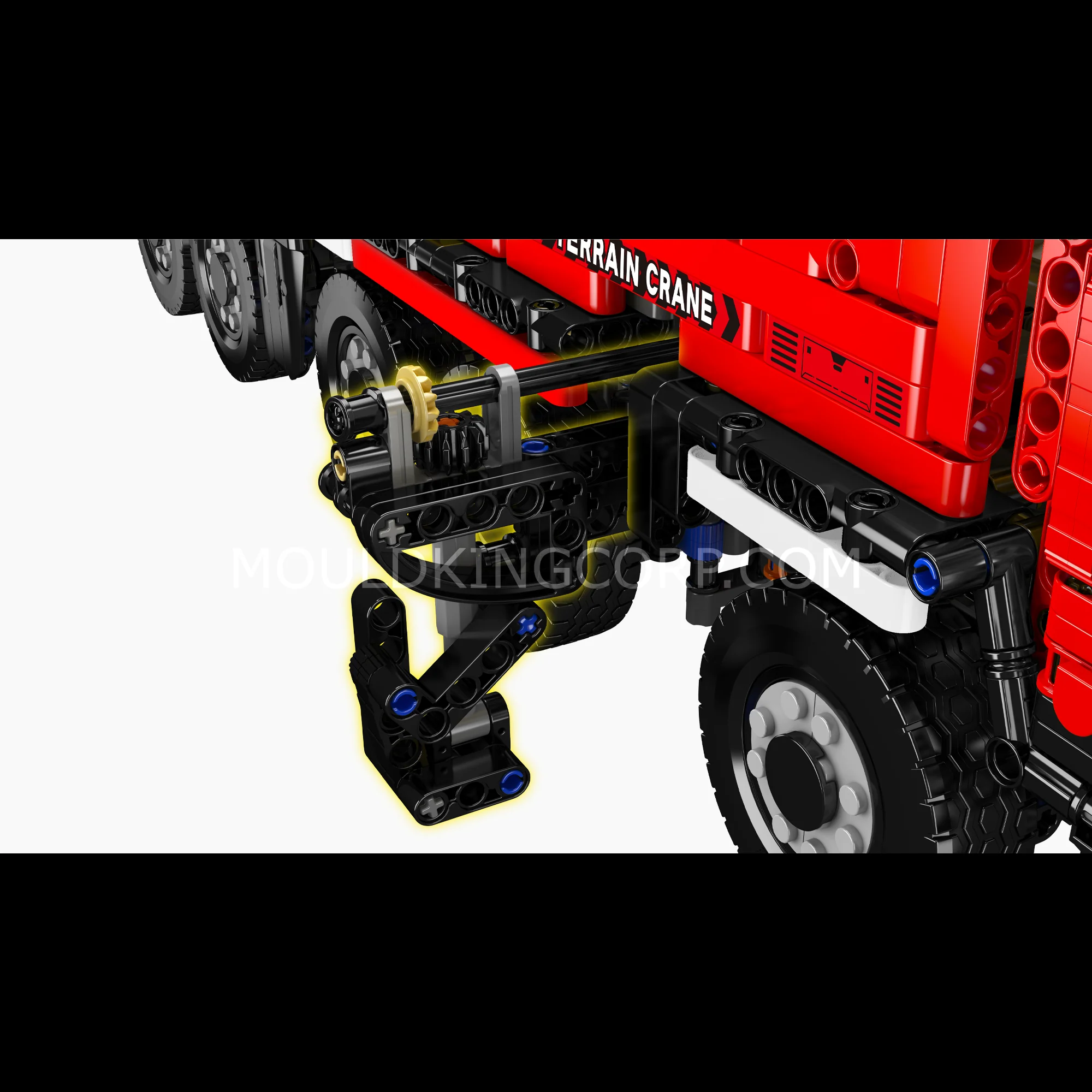 Mould King 17073/17074 LTM 1110 Mobile Crane Building Set | 3,218 Pcs - Image 11