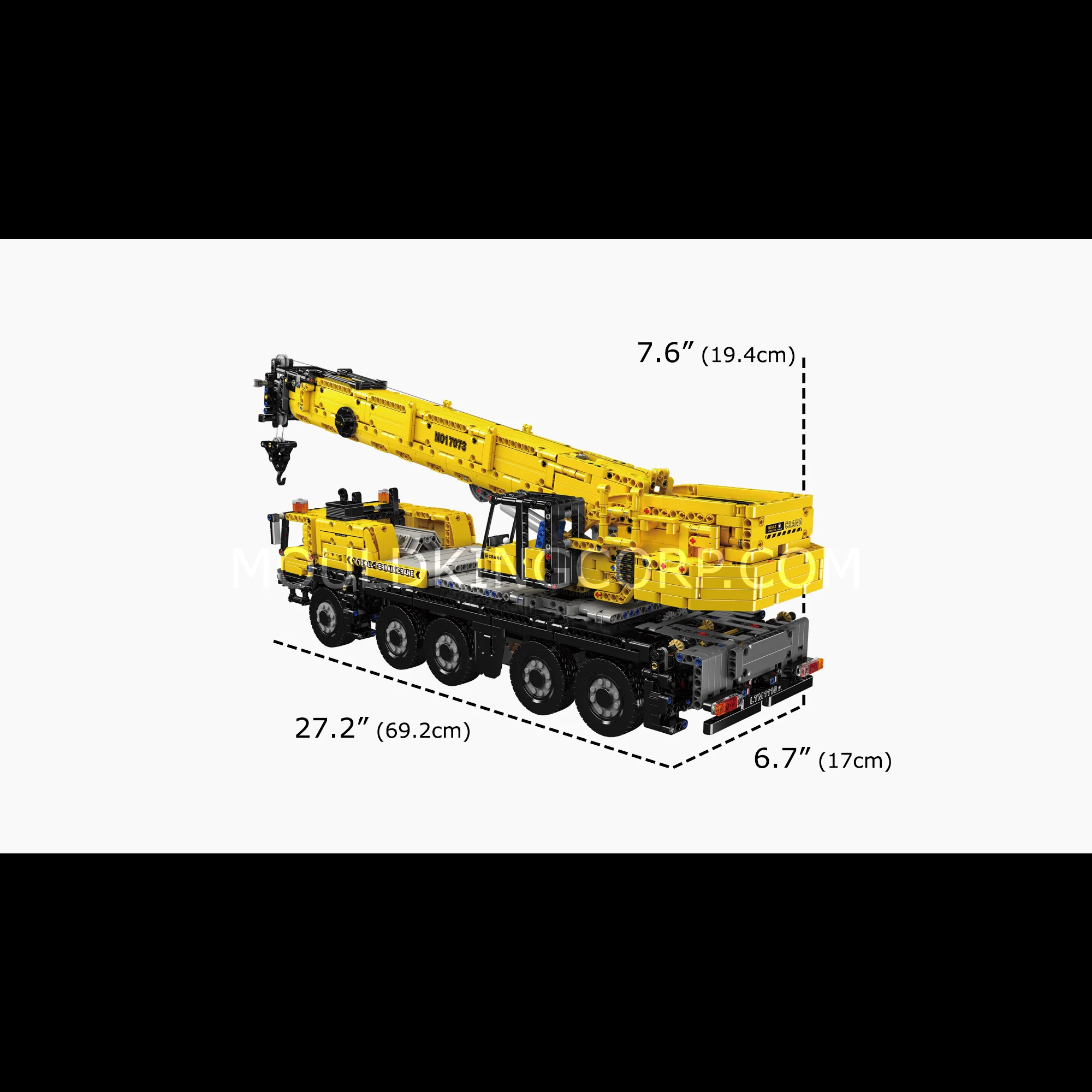 Mould King 17073/17074 LTM 1110 Mobile Crane Building Set | 3,218 Pcs - Image 6