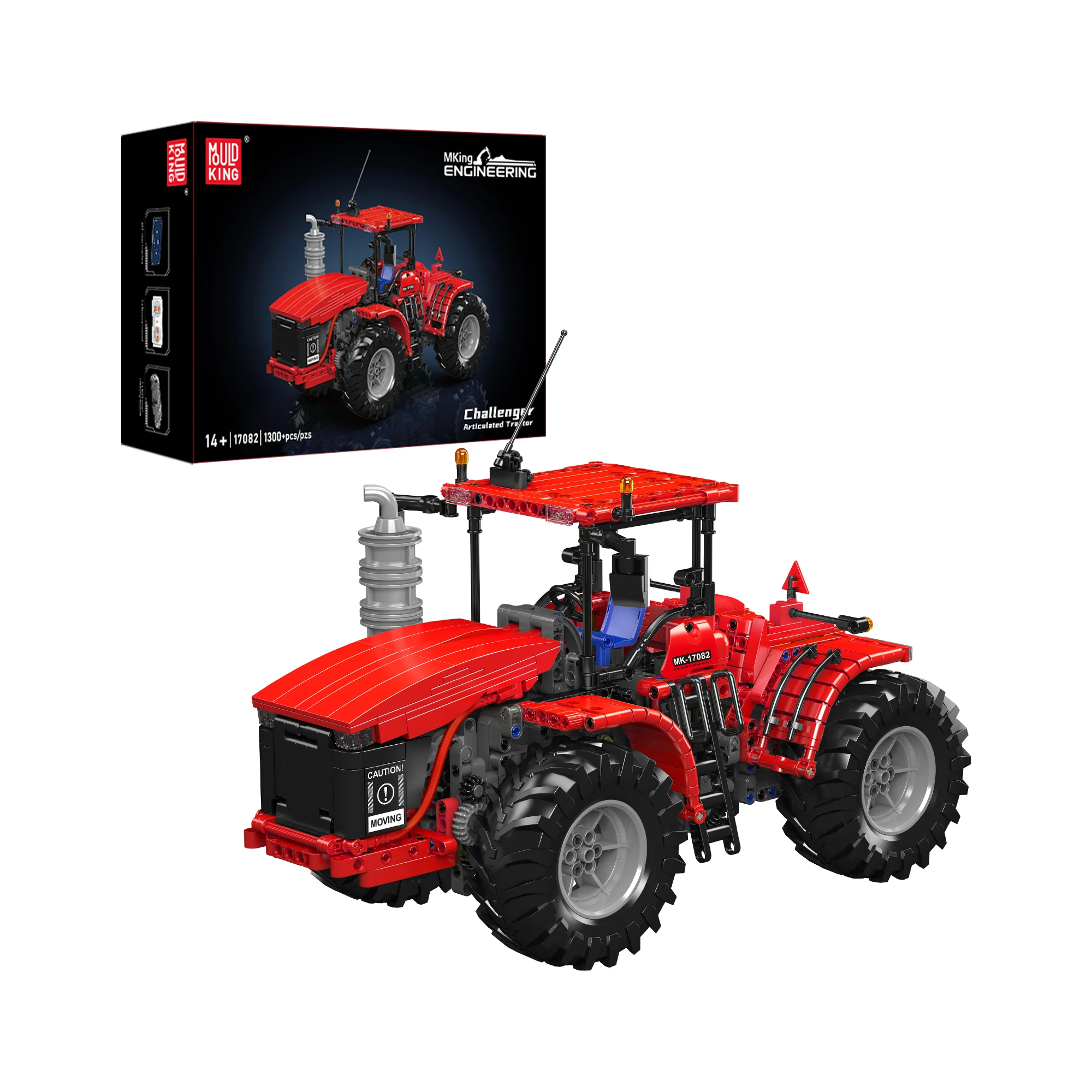 Mould King 17081/17082 Challenger Articulated Tractor Building Set | 1,300 Pcs - Image 7