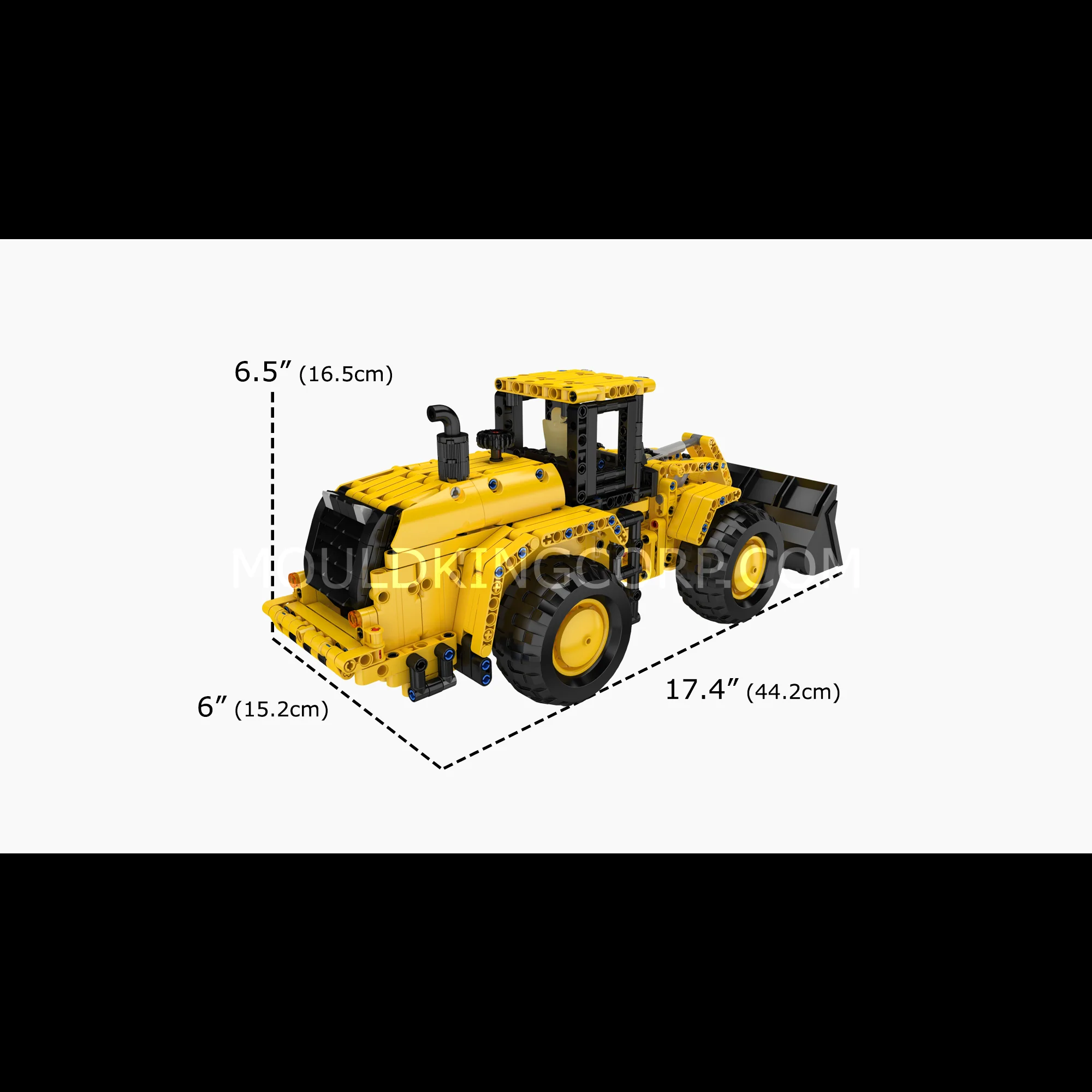 Mould King 17084 972M Wheel Loader Building Set | 910 Pcs - Image 6