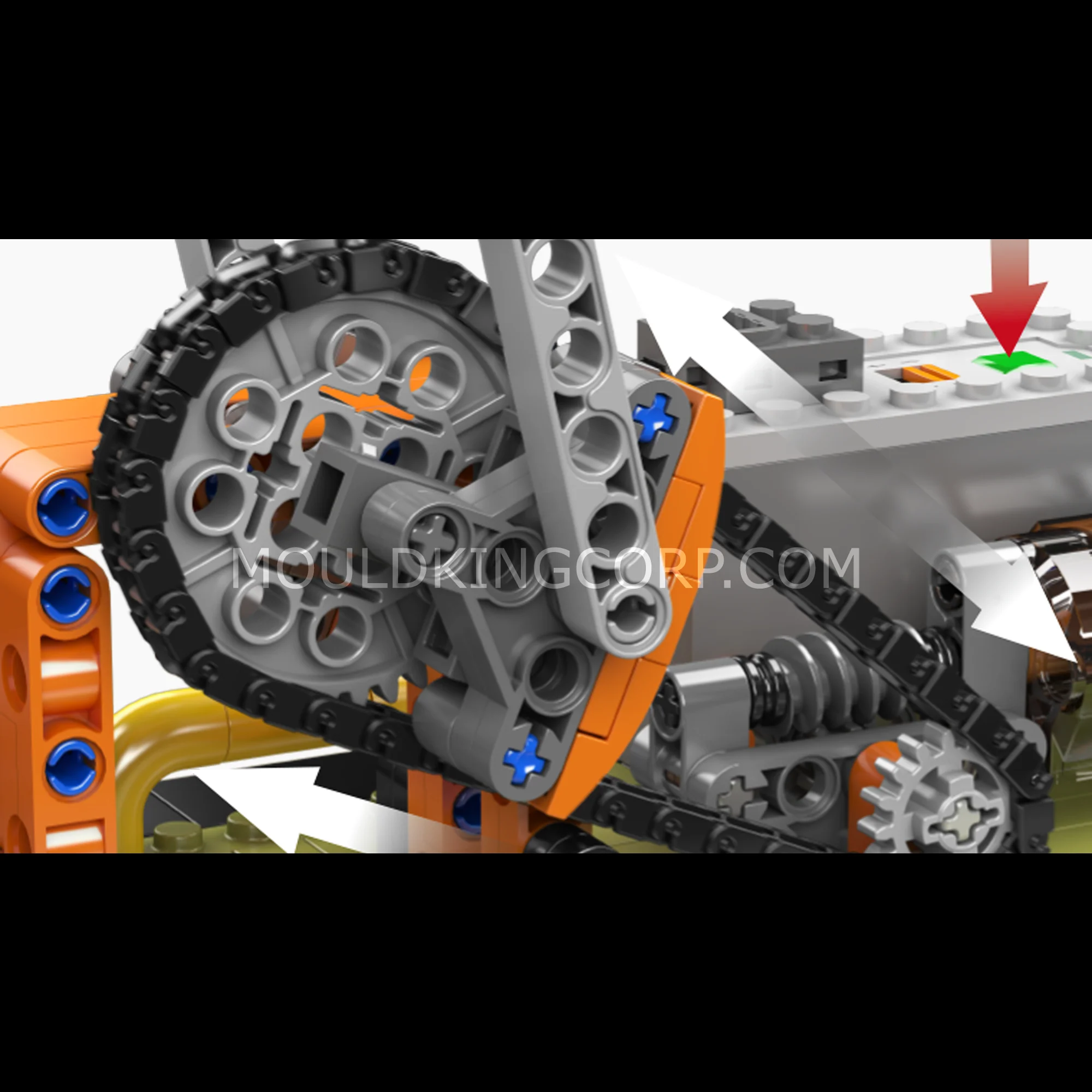 Mould King 17087 Oil Well Building Block Set | 840 Pcs - Image 3