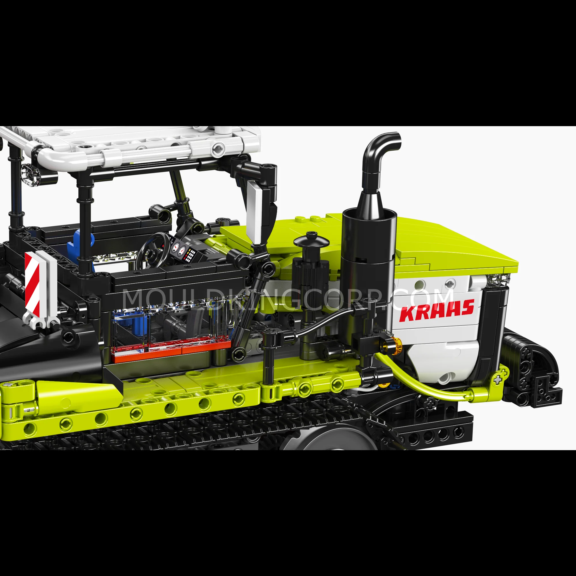 Mould King 17093 Remote-Controlled Tracked Tractor Building Set | 1,357 Pcs - Image 4