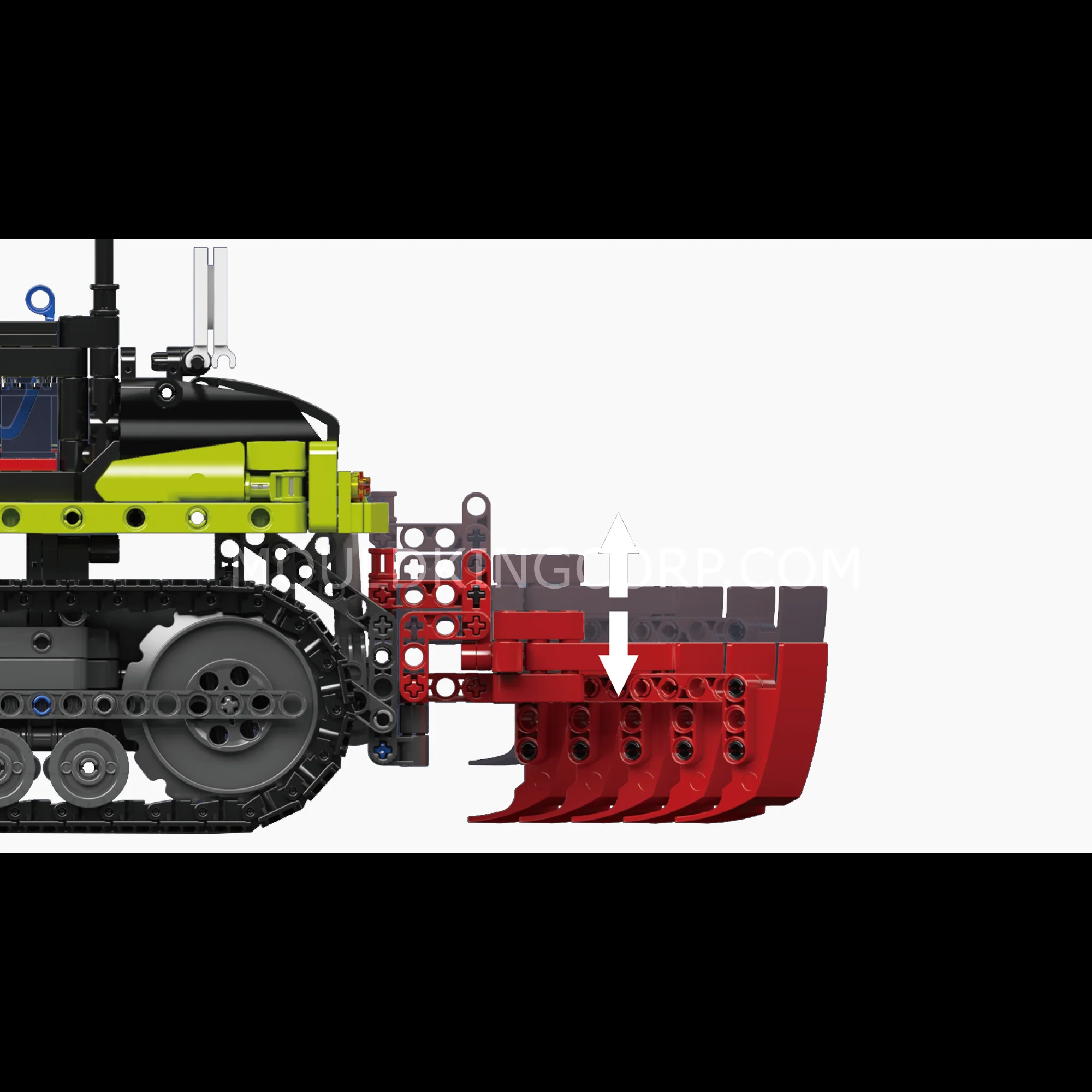 Mould King 17093 Remote-Controlled Tracked Tractor Building Set | 1,357 Pcs - Image 5