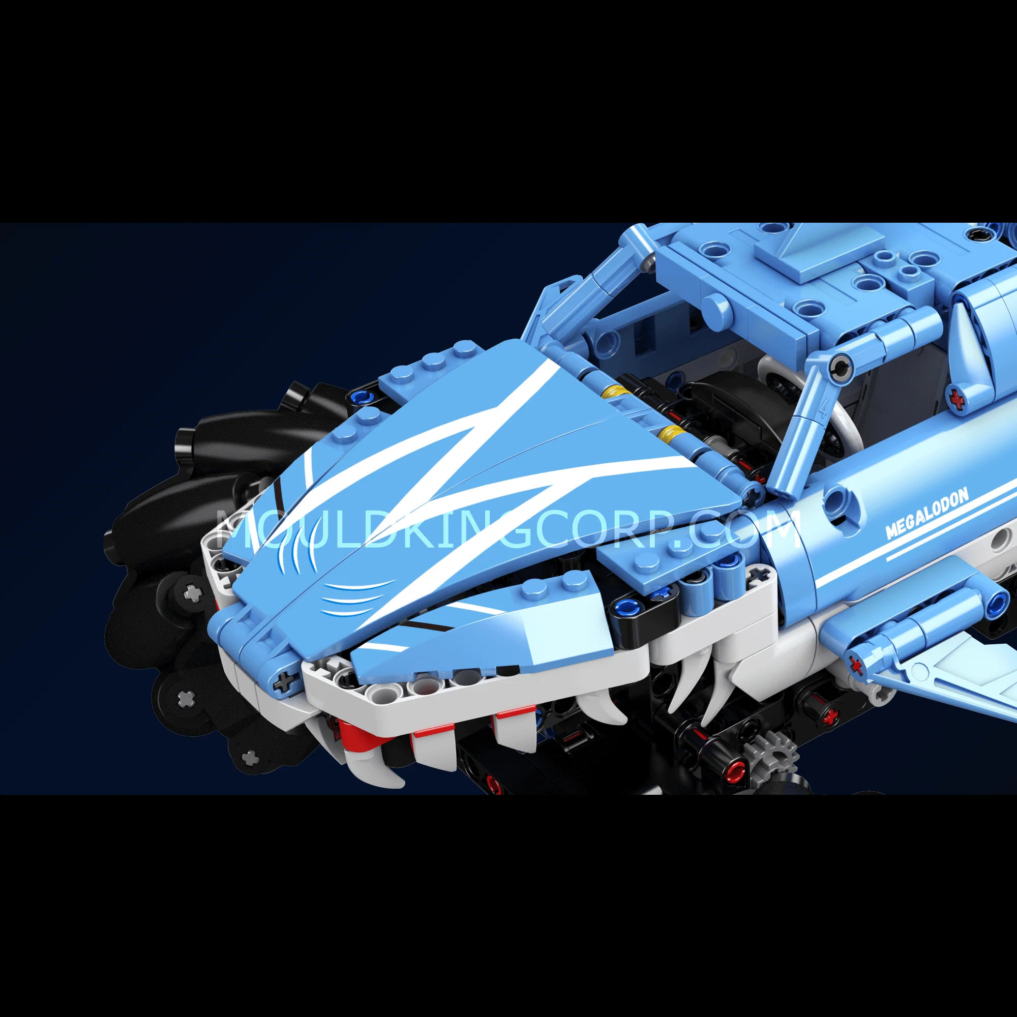 Mould King 18032 Remote Controlled Monster Truck Megalodon Building Set | 786 Pcs - Image 2