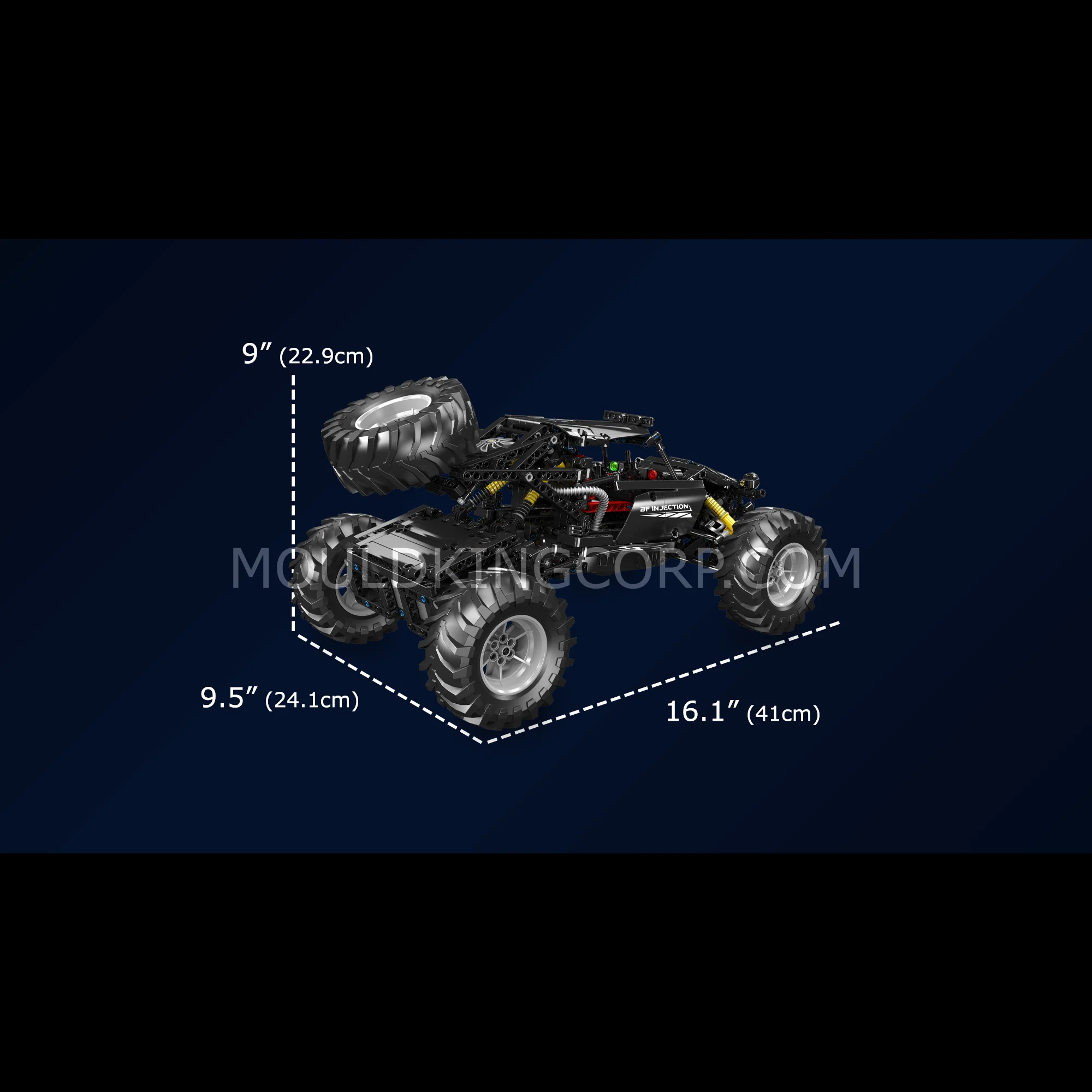 Mould King 18038 Off-road Racing Buggy Building Set | 1,016 Pcs - Image 6