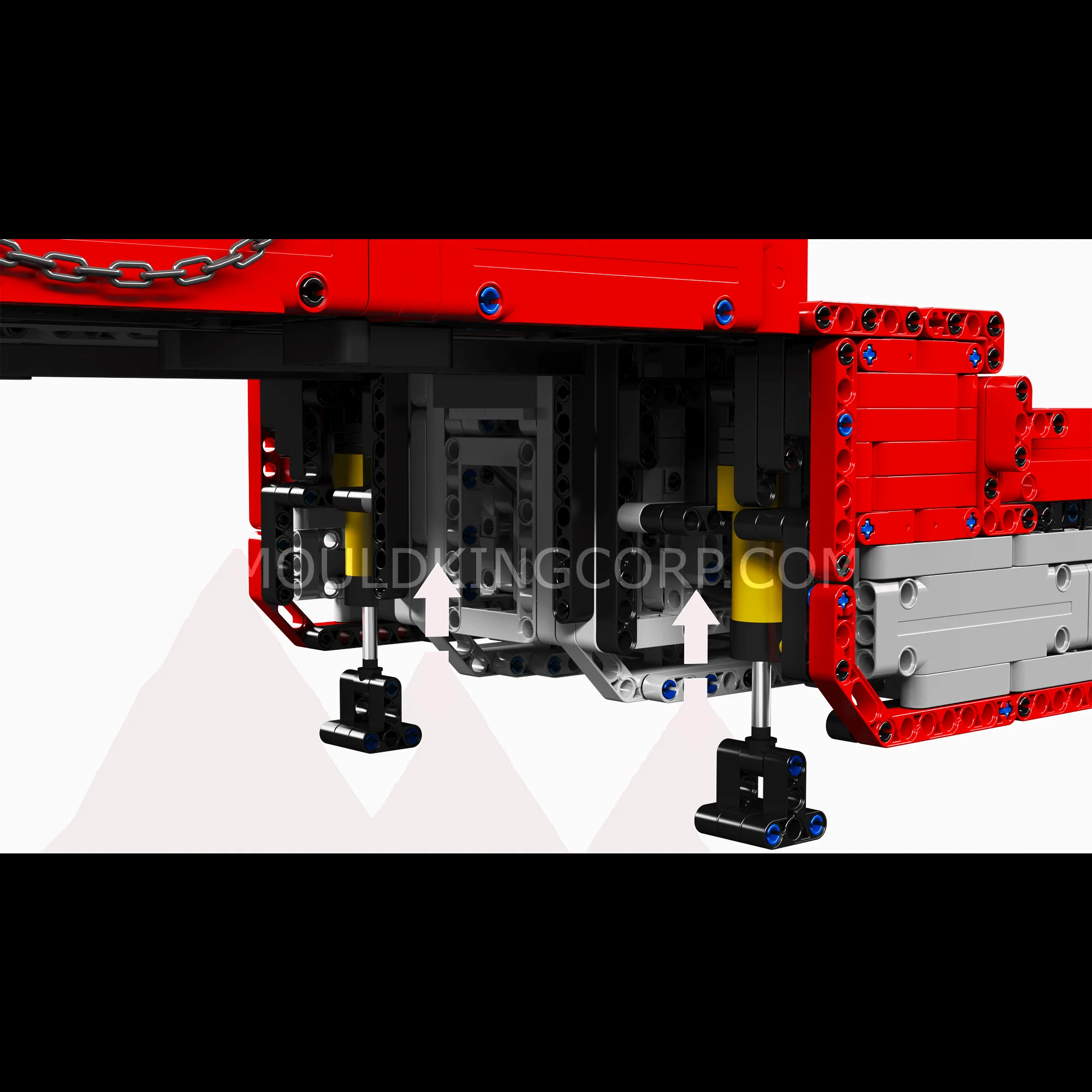MOULD KING 19015T FH16 Pneumatic Tractor Trailer Building Set | 3,399 Pcs - Image 2