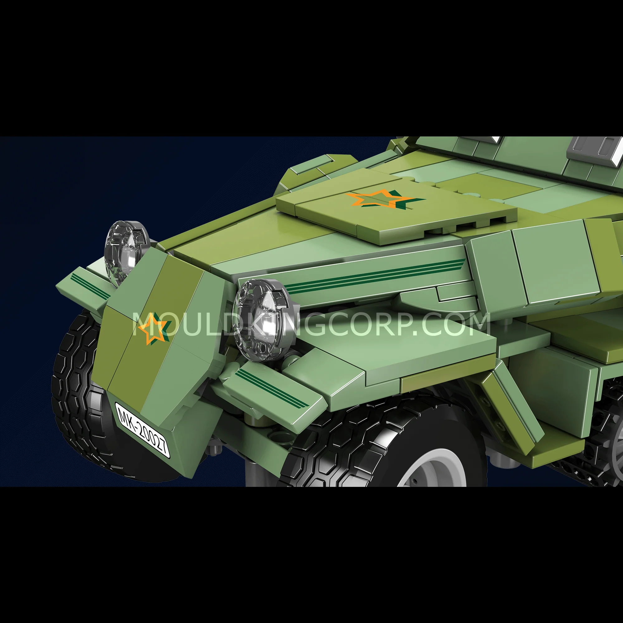 Mould King 20027 Sd.Kfz. 251 Half-track Building Set | 1,298 Pcs - Image 2