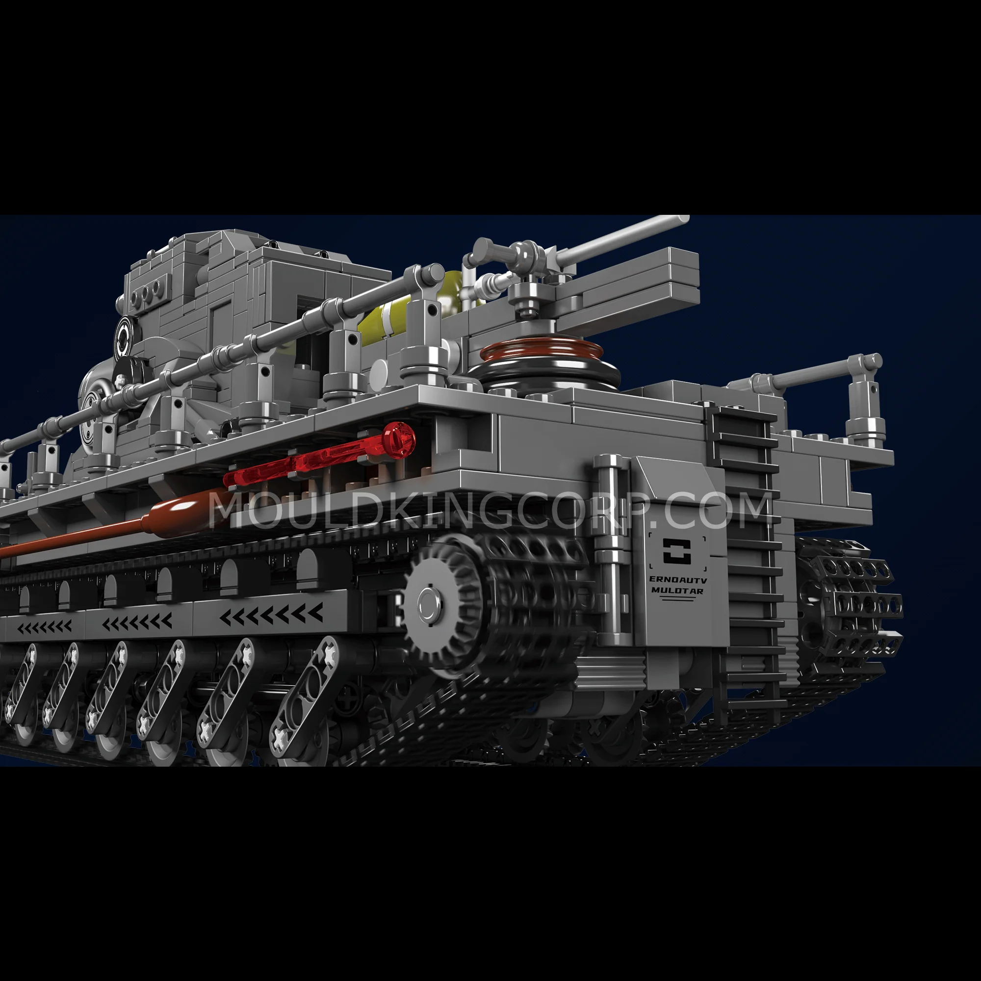 Mould King 20028 Remote Controlled Karl Mortar Tank Building Set | 1,648 Pcs - Image 4