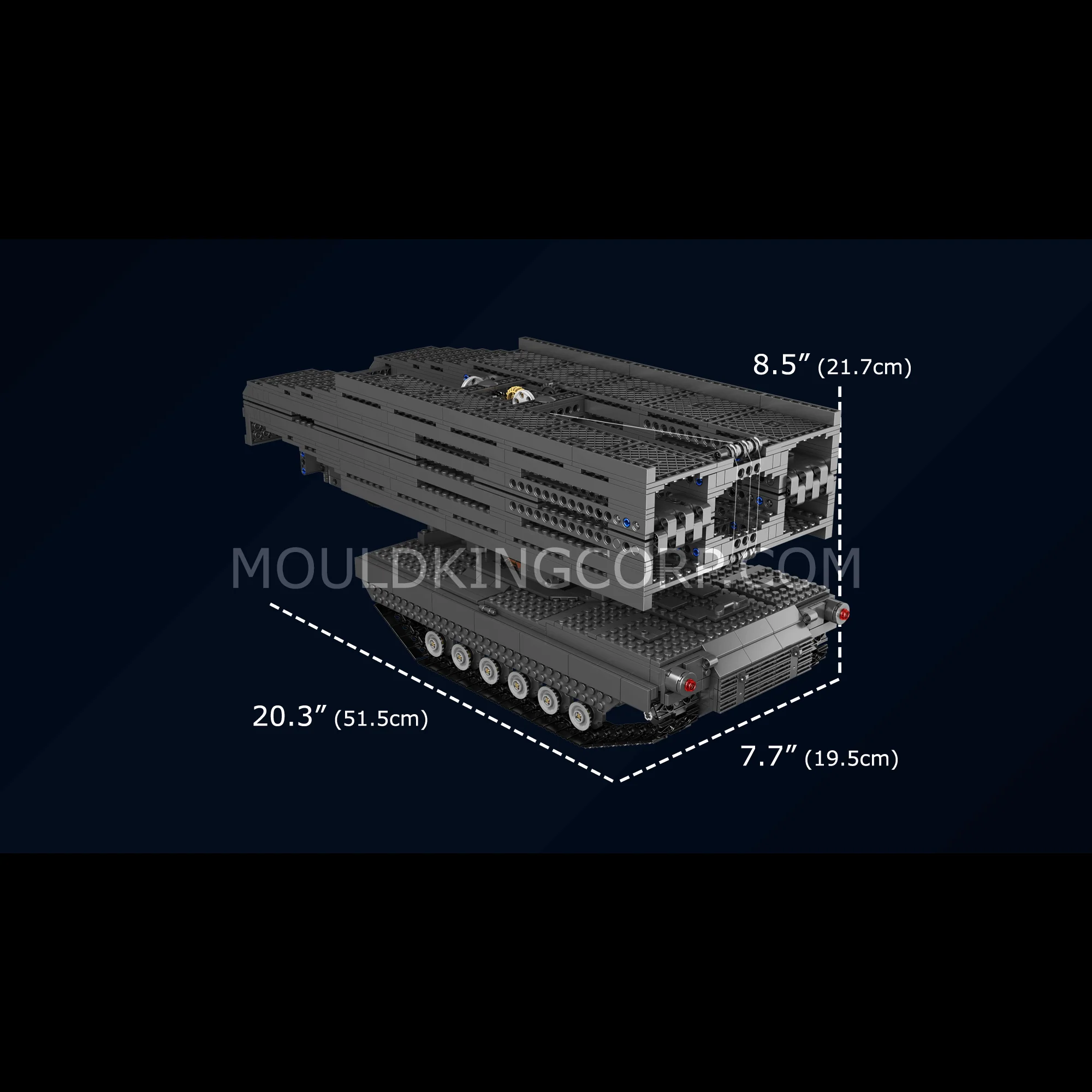 Mould King 20029 Remote Controlled Bridge Layer Vehicle Building Set | 1,759 Pcs - Image 6