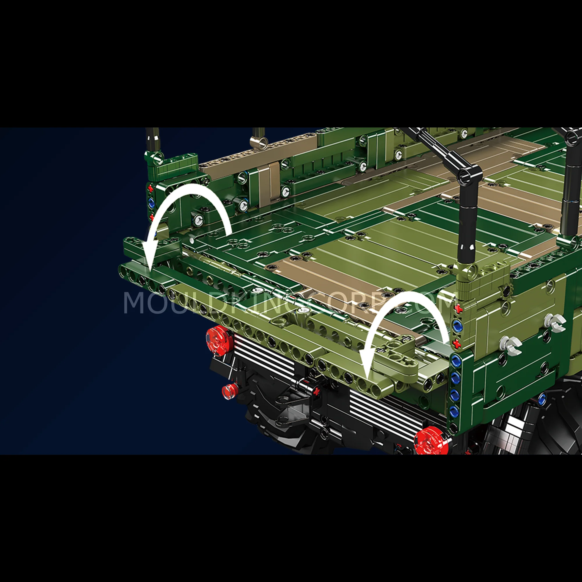 Mould King 20039/20040 Remote Control KOLOS 8X8 Truck Building Set | 4,733 Pcs - Image 2