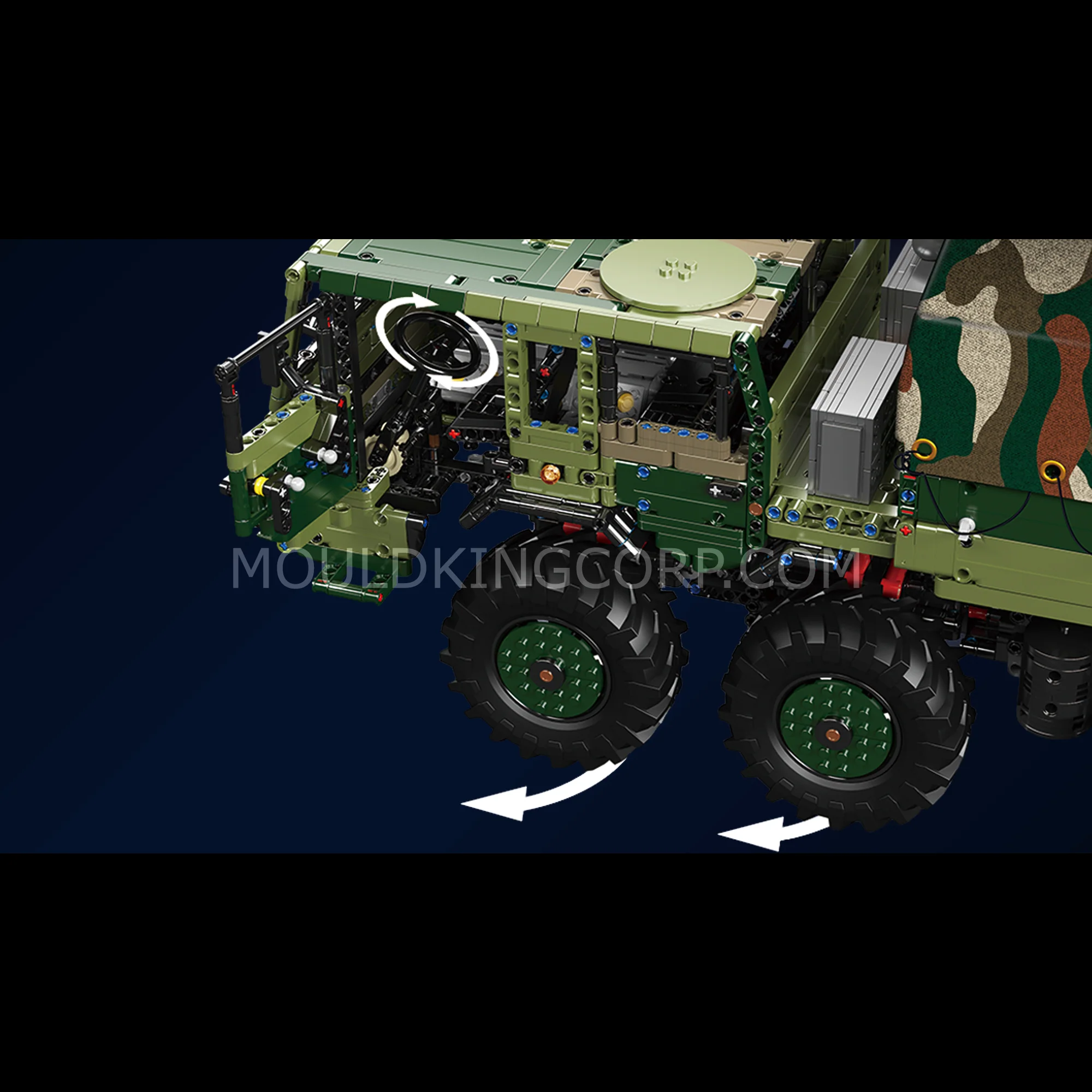 Mould King 20039/20040 Remote Control KOLOS 8X8 Truck Building Set | 4,733 Pcs - Image 4