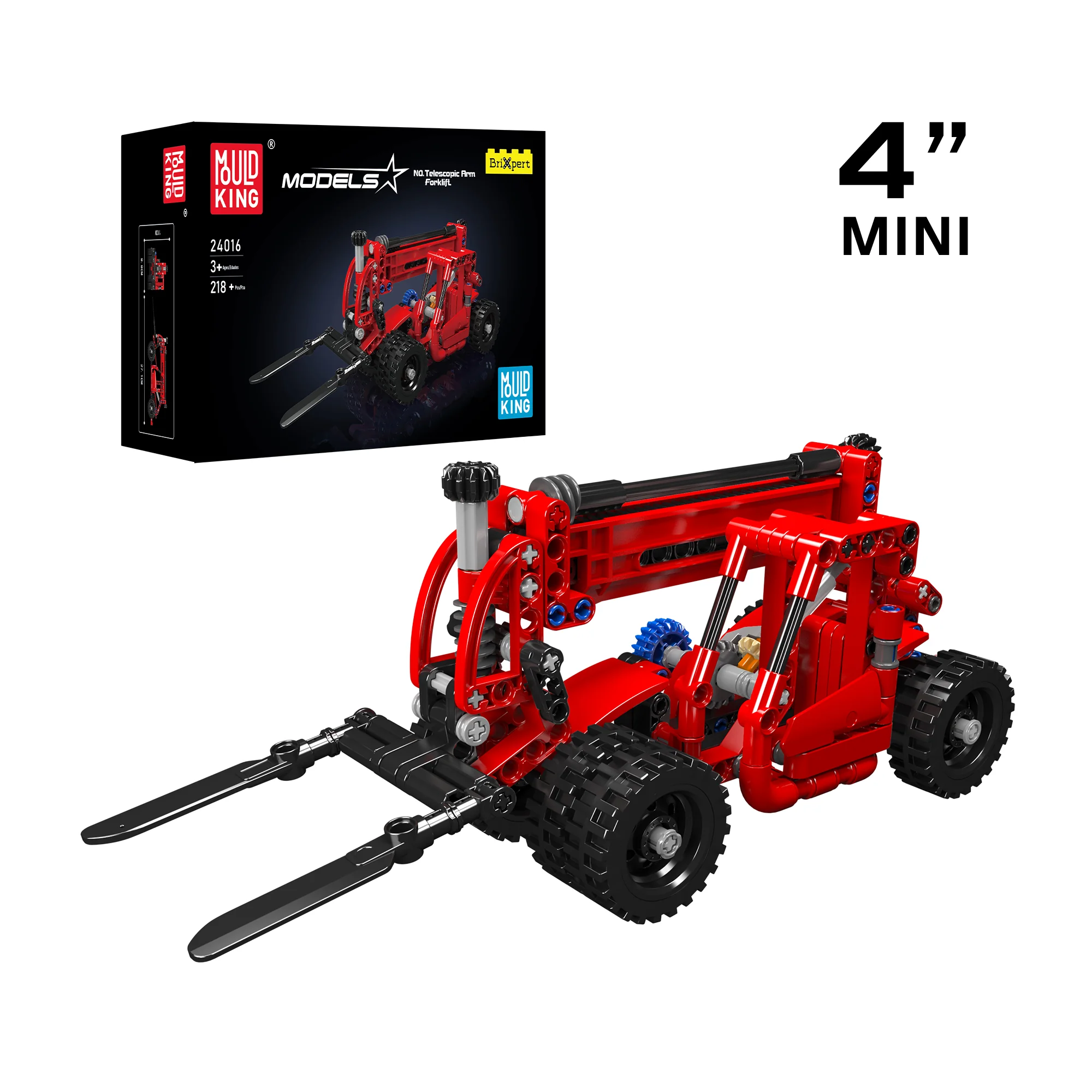 Mould King 24016 Telehandler Building Toy Set | 218 PCS