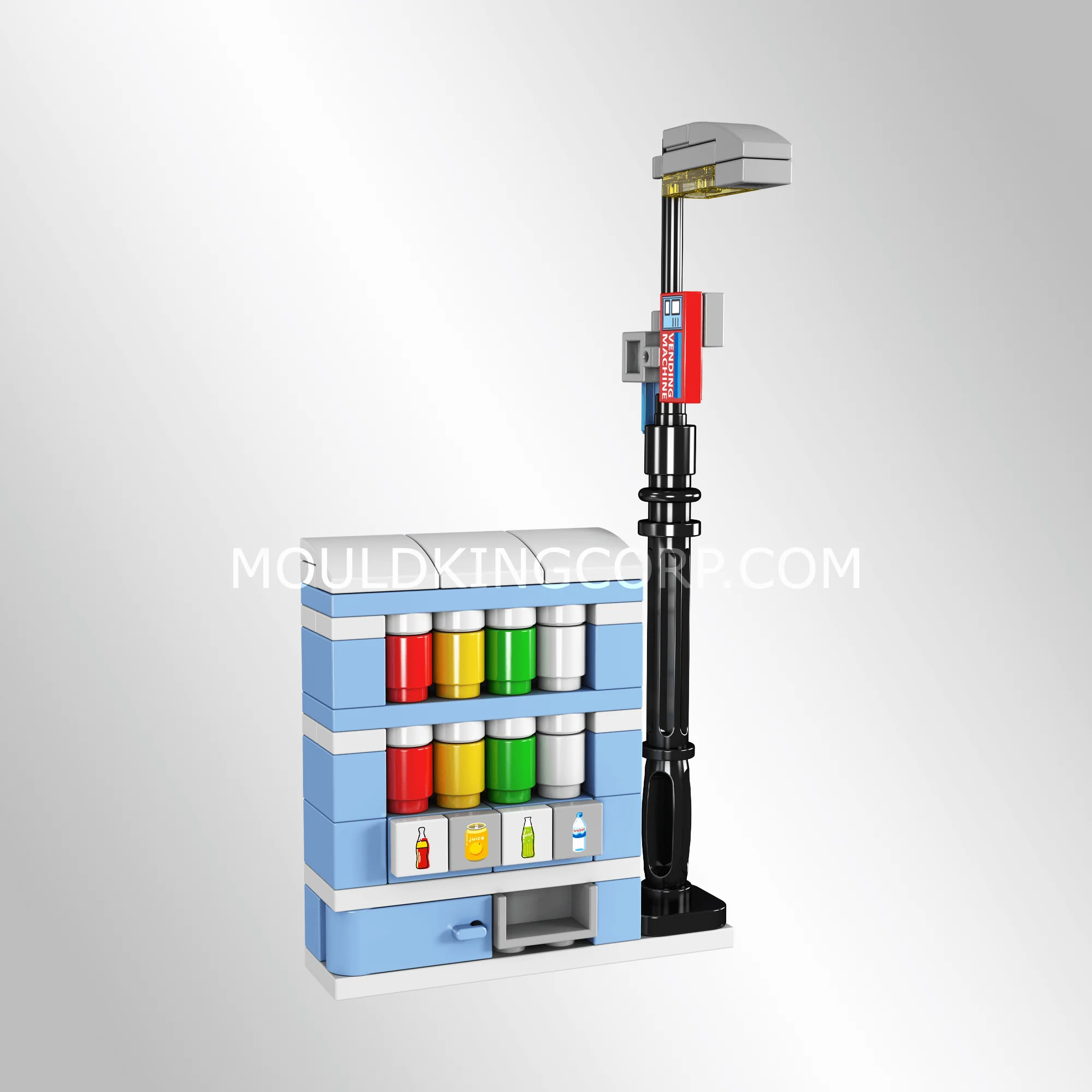 Mould King 24026 Ramen Stand & Vending Machine Building Set | 256 Pcs - Image 2