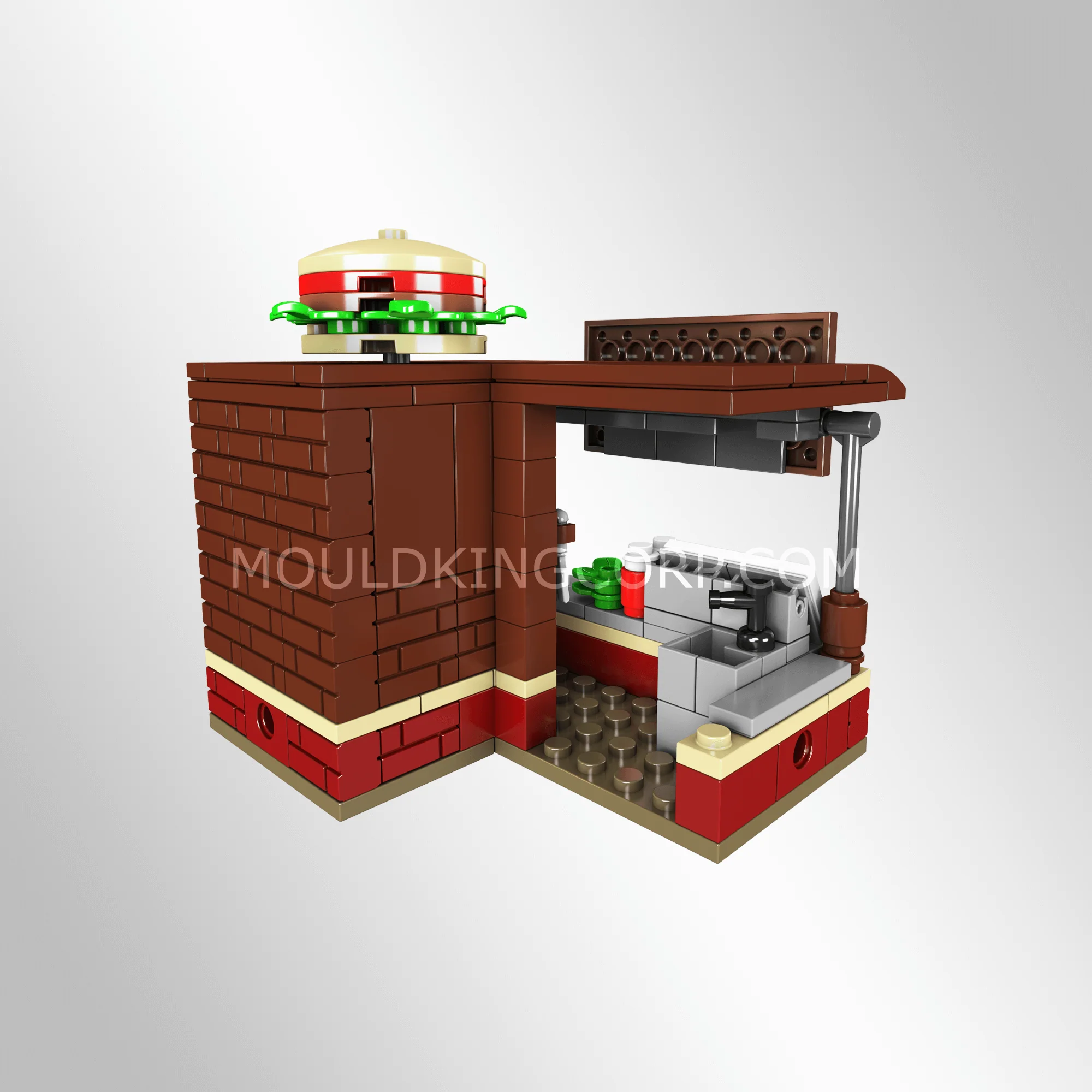 Mould King 24028 BBQ Stand Building Toy Set | 249 Pcs - Image 2
