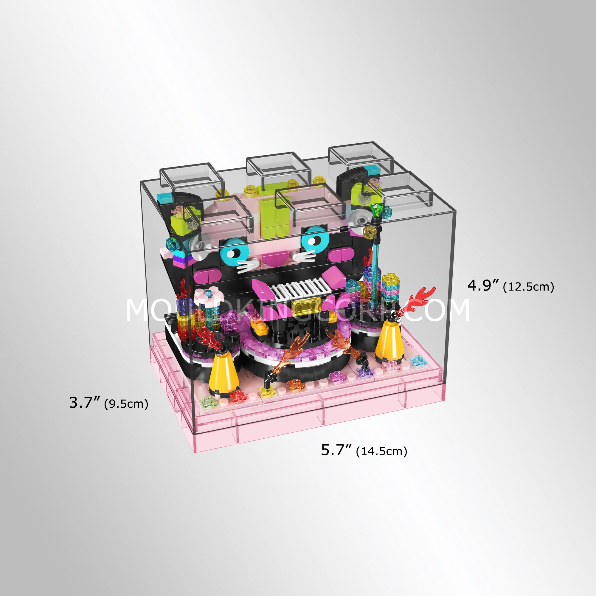 Mould King 24045 Black-Cat-themed Samba Stage Building Set | 368 Pcs - Image 5