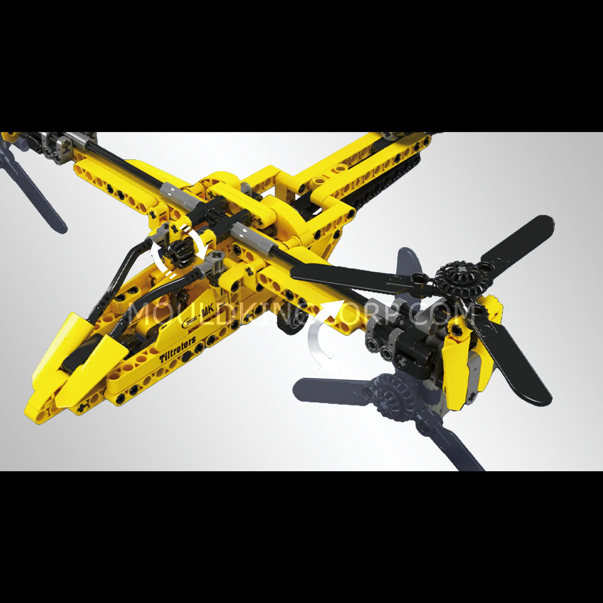 Mould King 24051 Tiltrotor Aircraft Building Set | 279 Pcs - Image 3