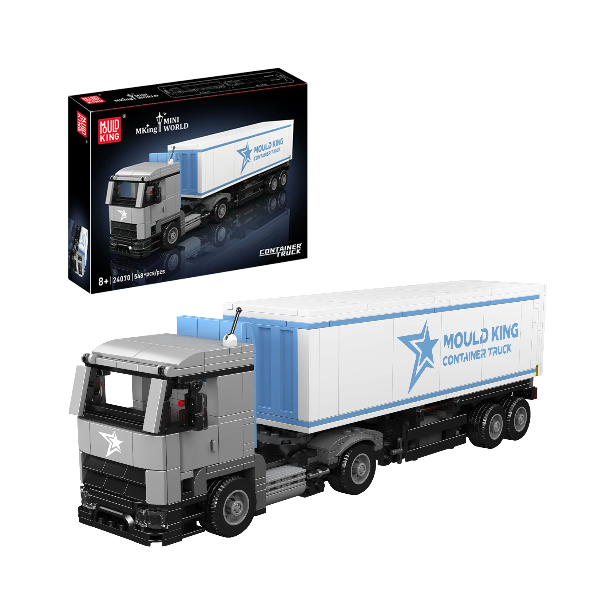 Mould King 24070 Container Truck Building Set | 548 Pcs
